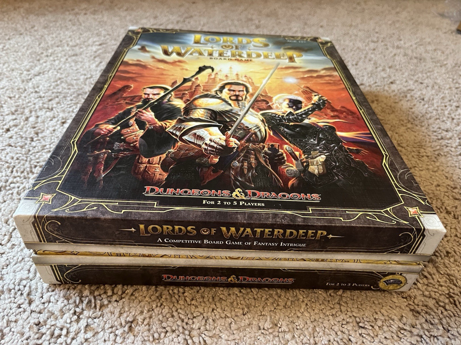 Lords of Waterdeep Dungeons and Dragons Board Game Wizards of the Coast Complete