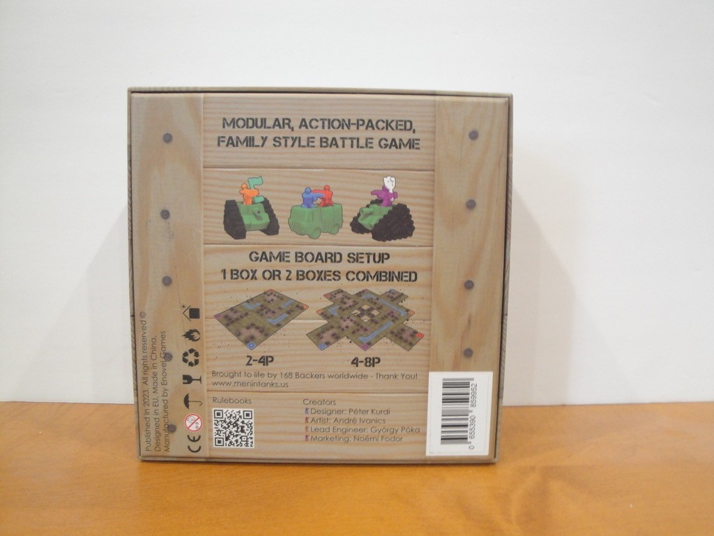 MEN IN TANKS Modular Tactical Board Game Men in Tanks NEW Open Box SEALED Parts