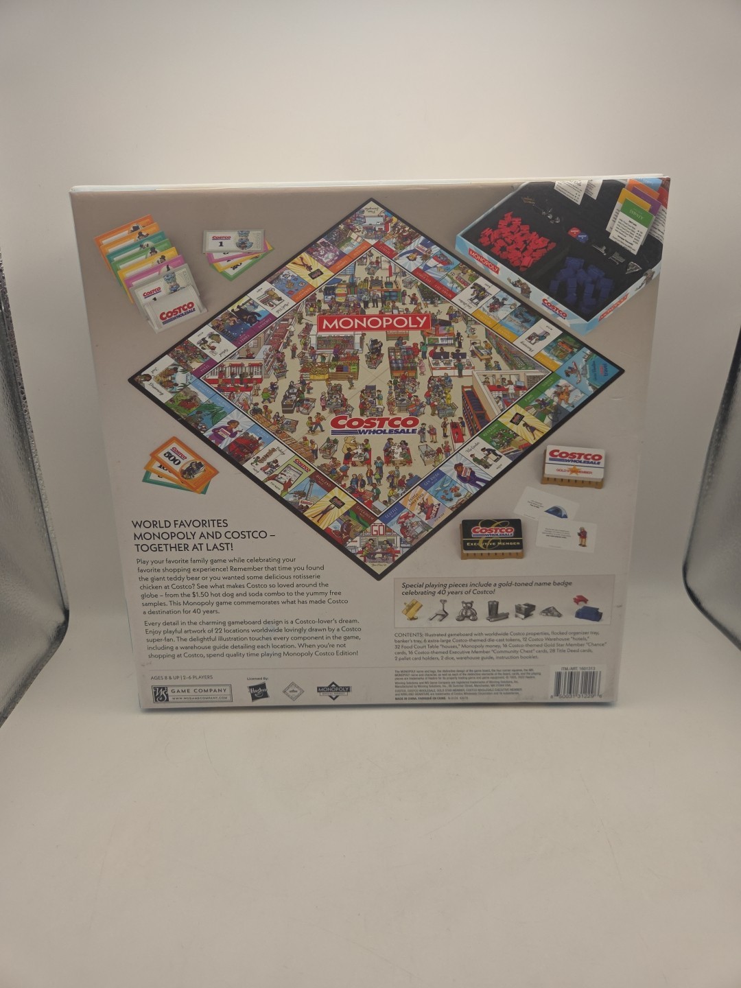 Monopoly Costco Wholesale WS Game Company 2023 Missing Token + Die