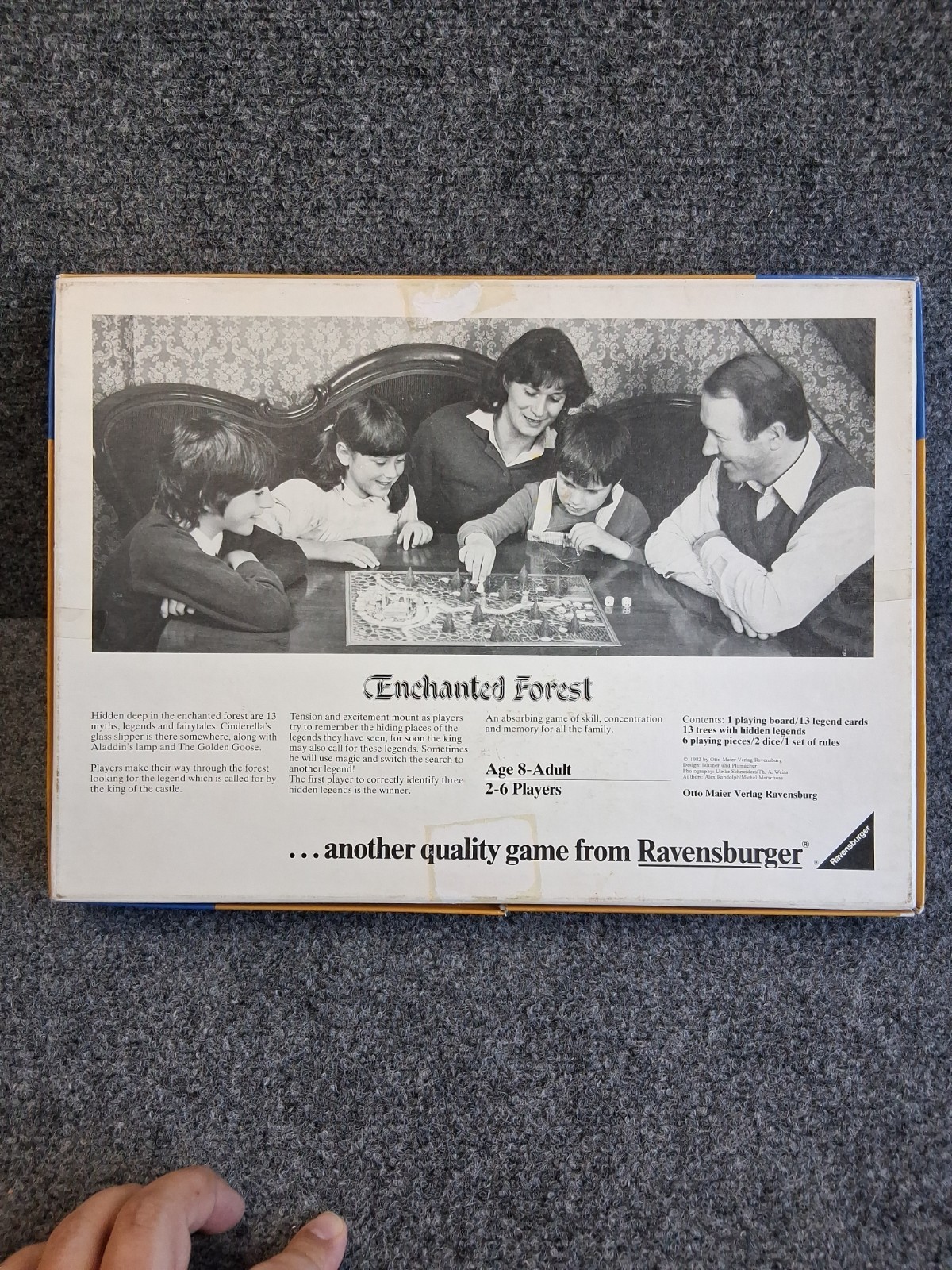 Enchanted Forest Ravensburger Vintage 1982 Board Game NO RULE BOOK