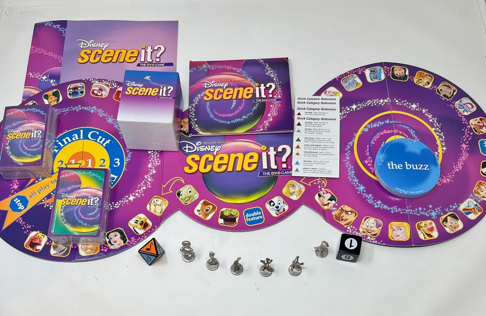 Disney Scene It Deluxe Edition Tin – Screenlife – 2005 – Complete
