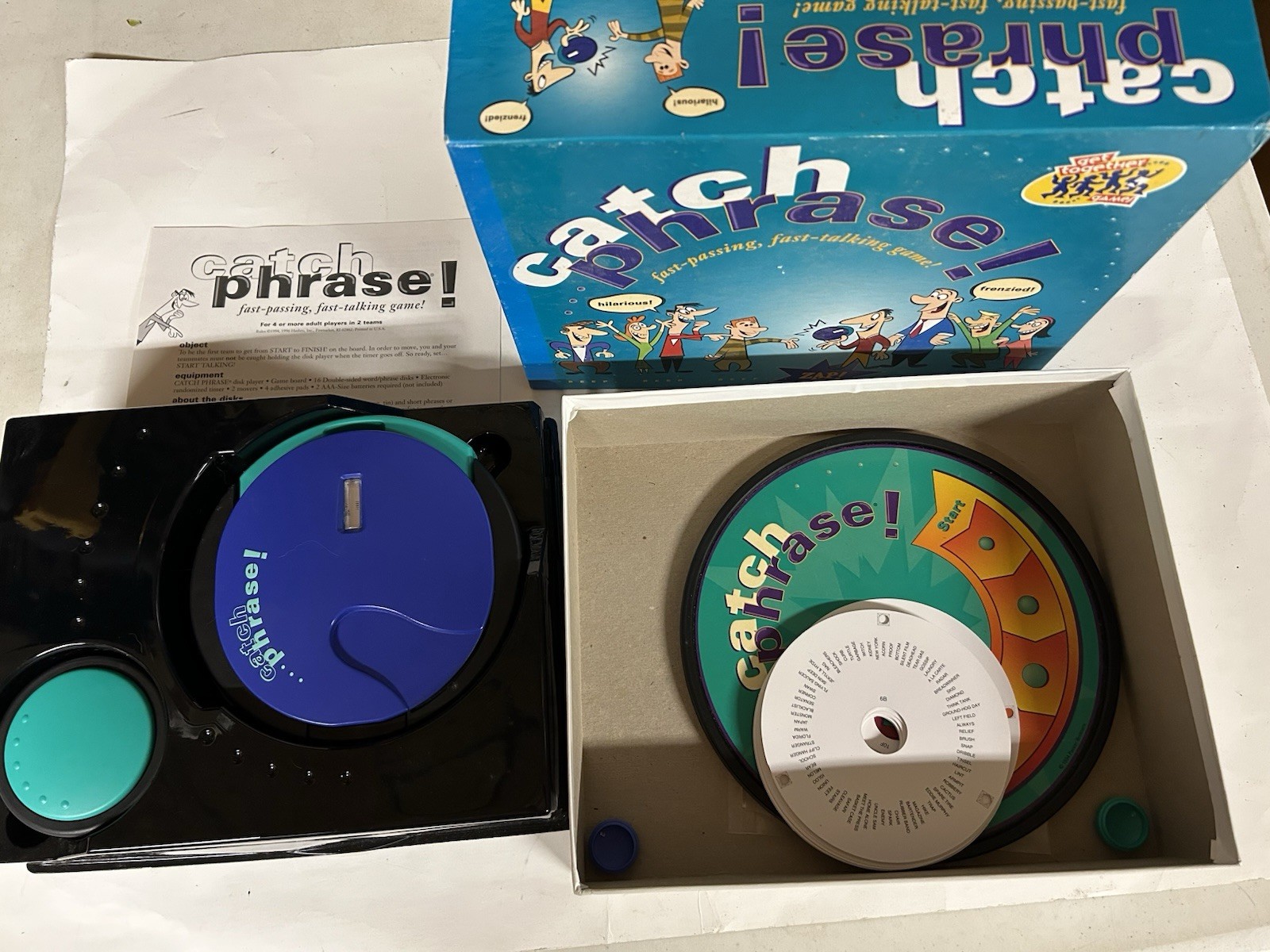 Vintage Catch Phrase Party Game 1994 Parker Brothers COMPLETE 90’s Words