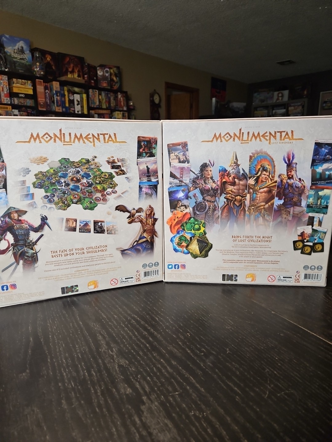 Monumental Board Game /w Lost Kingdoms and African Empires Expansions Complete