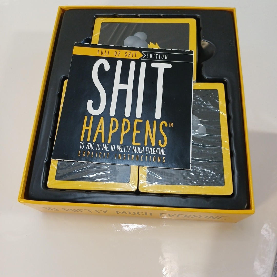 Sh!t Happens Card Game Full Of Sh!t Edition, 2+ Players Ages 18 Plus