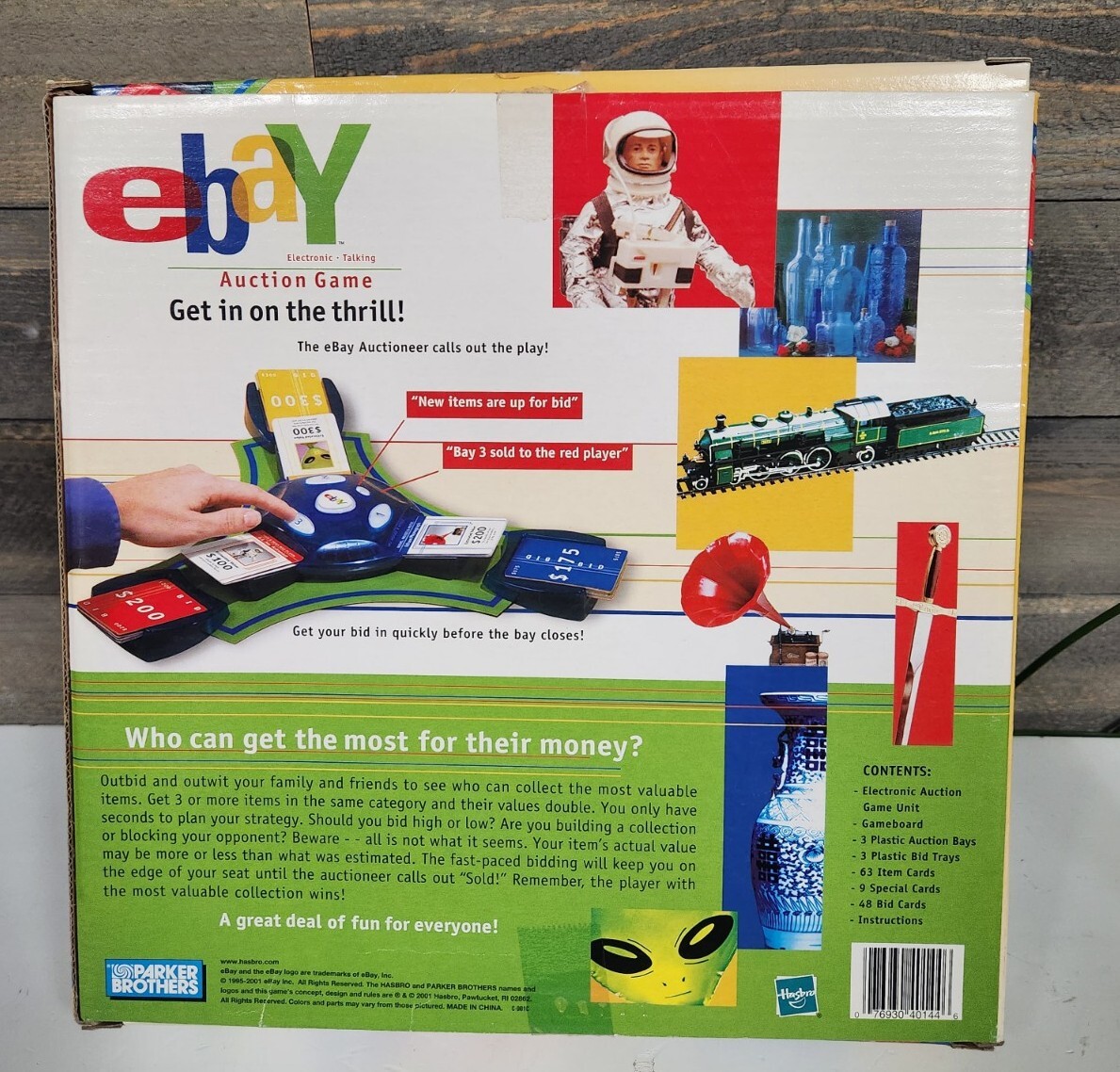 Ebay Auction Game Electronic Talking Board Game -OPEN BOX-