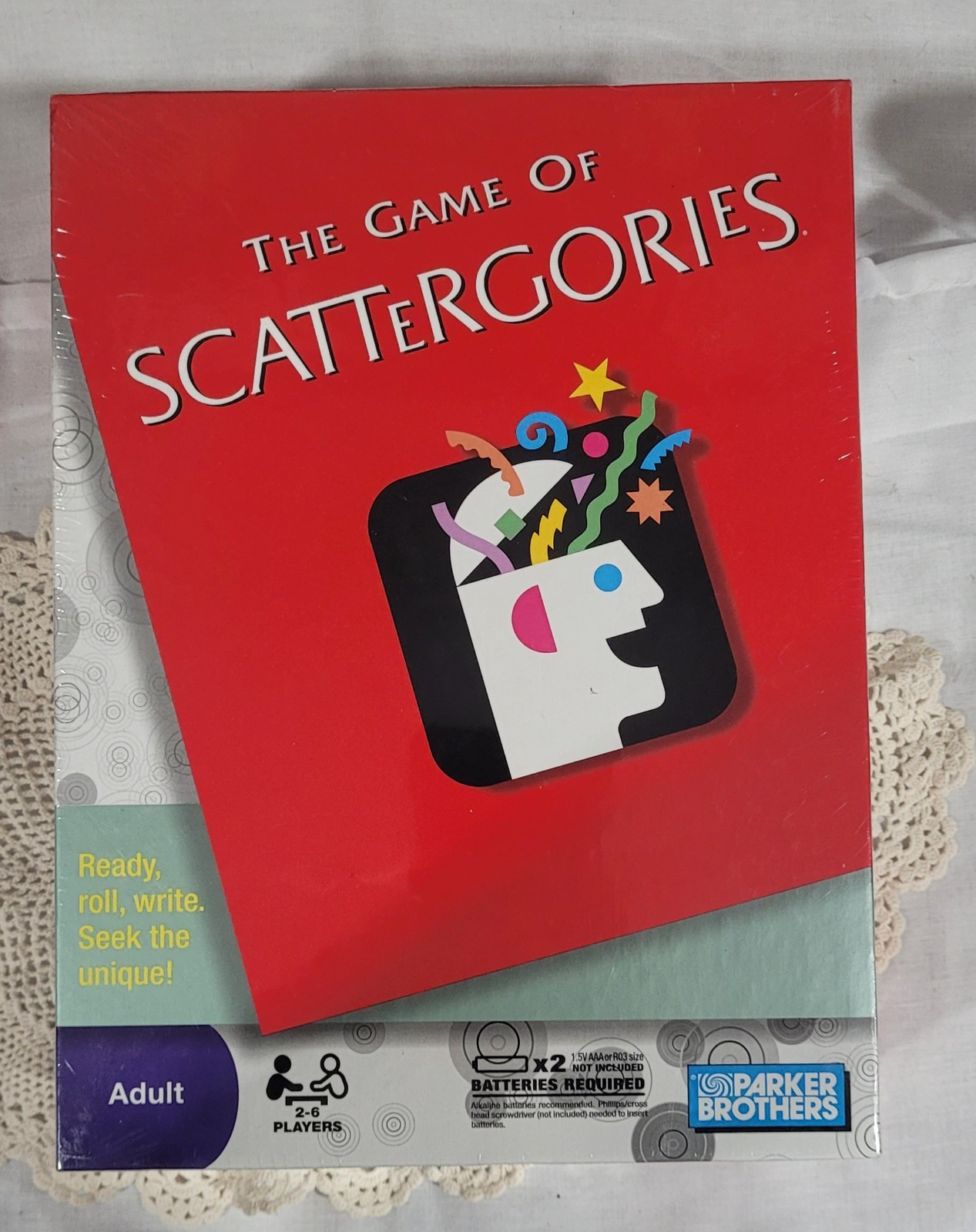 Game of Scattergories 2009 Parker Brothers 05721 for Adults NEW SEALED