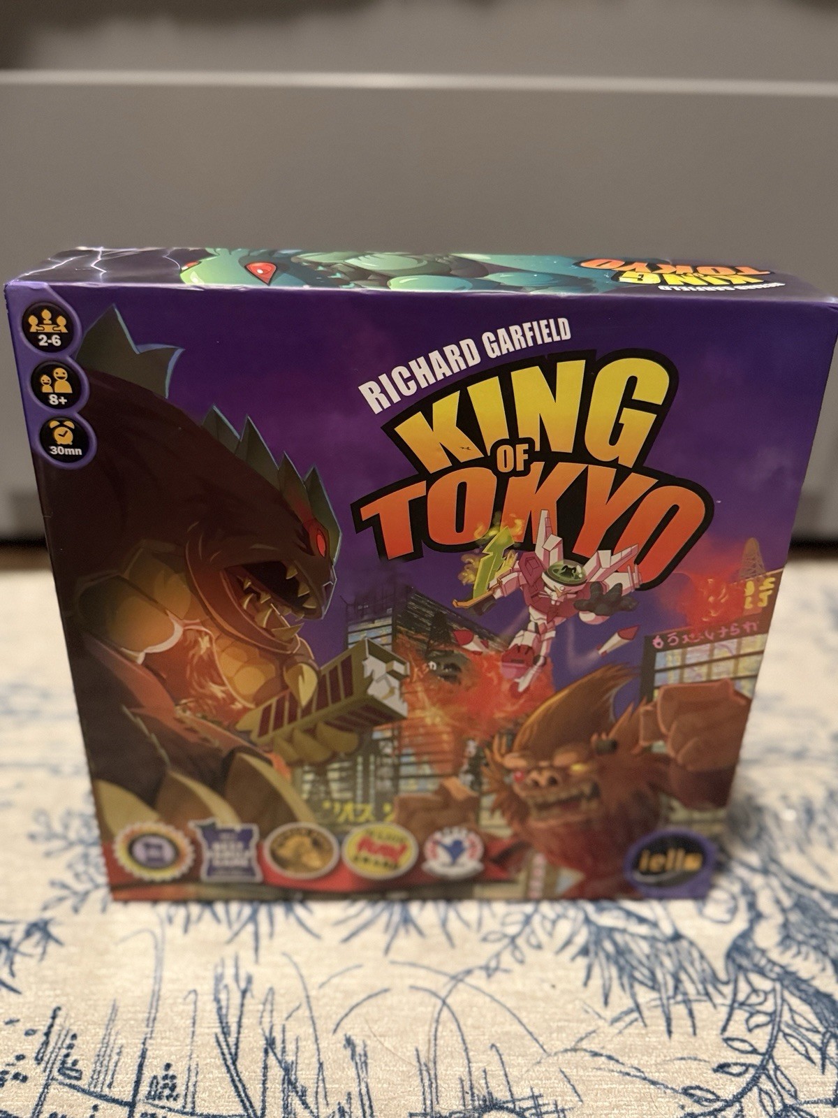 King of Tokyo Board Game COMPLETE Iello 2015 GigaMonster Richard Garfield