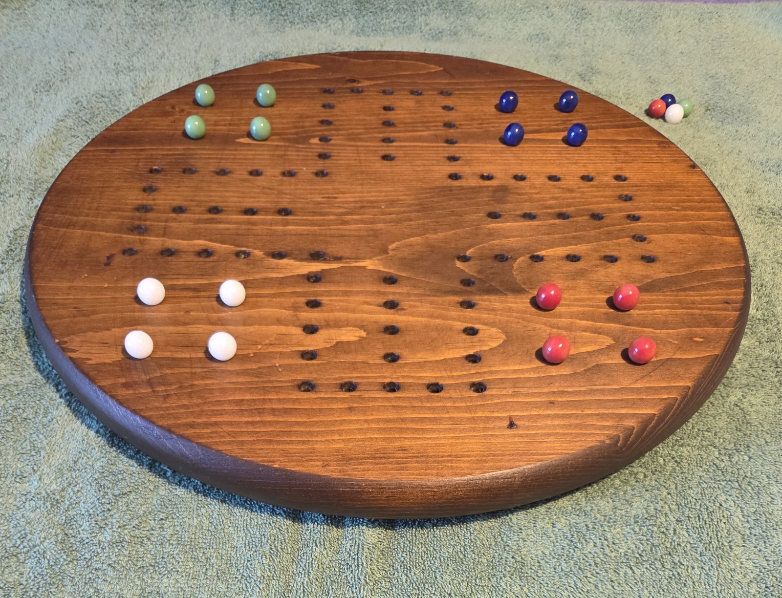 Vintage Aggravation / Wahoo Board Game, Complete with Marbles for 2-4 Players