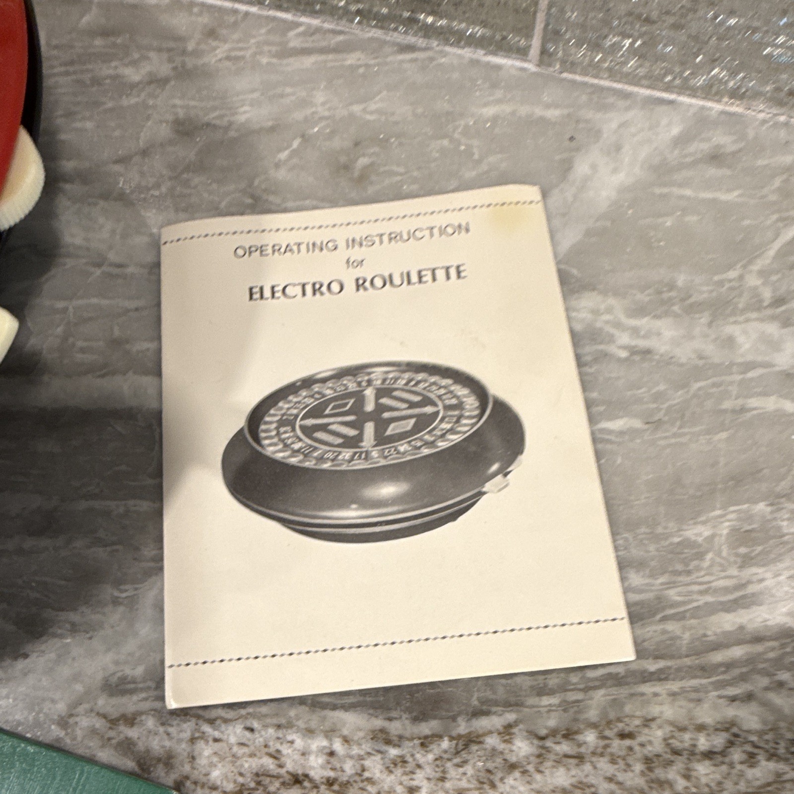 Waco Electro Roulette Vintage Game Set w/ Box Chips Mat Instructions
