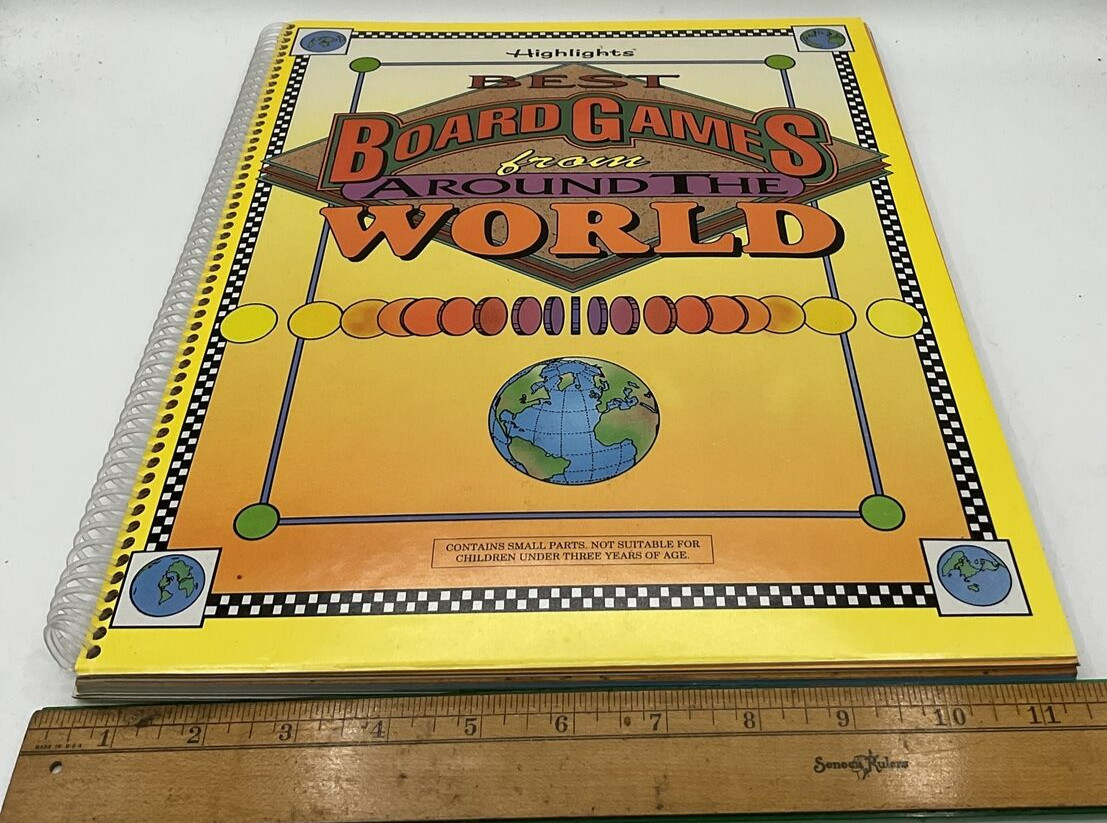 Vintage 1992 Highlights Best Board Games from Around the World Book Unused