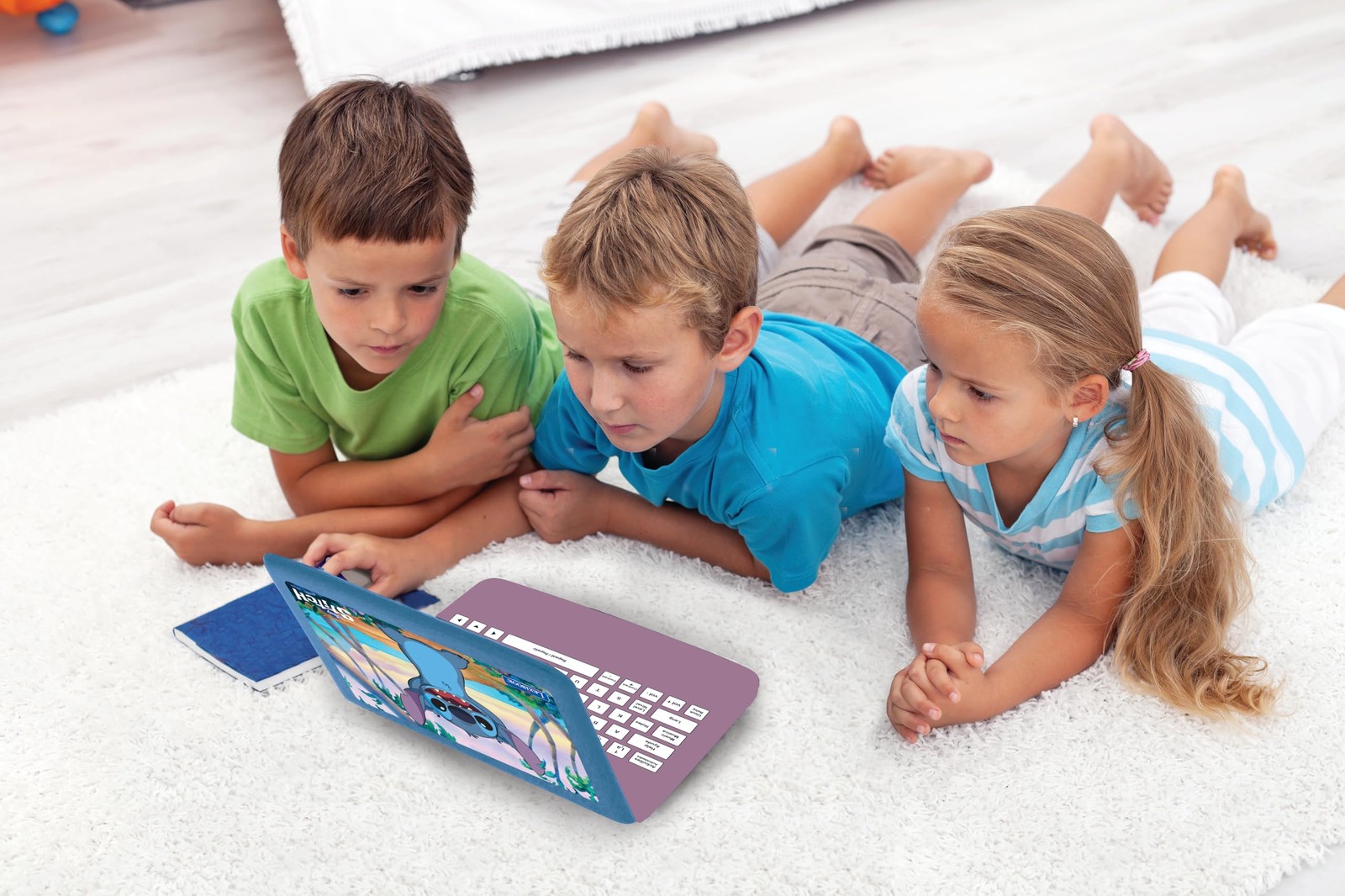 Educational Laptop Bilingual English Spanish 124 Activities Lexibook Stitch
