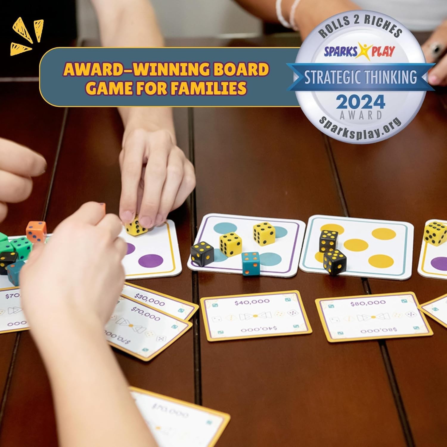 Travel-Friendly Rolls 2 Riches Game: Dice, Cards & Strategy for Outdoor Fun