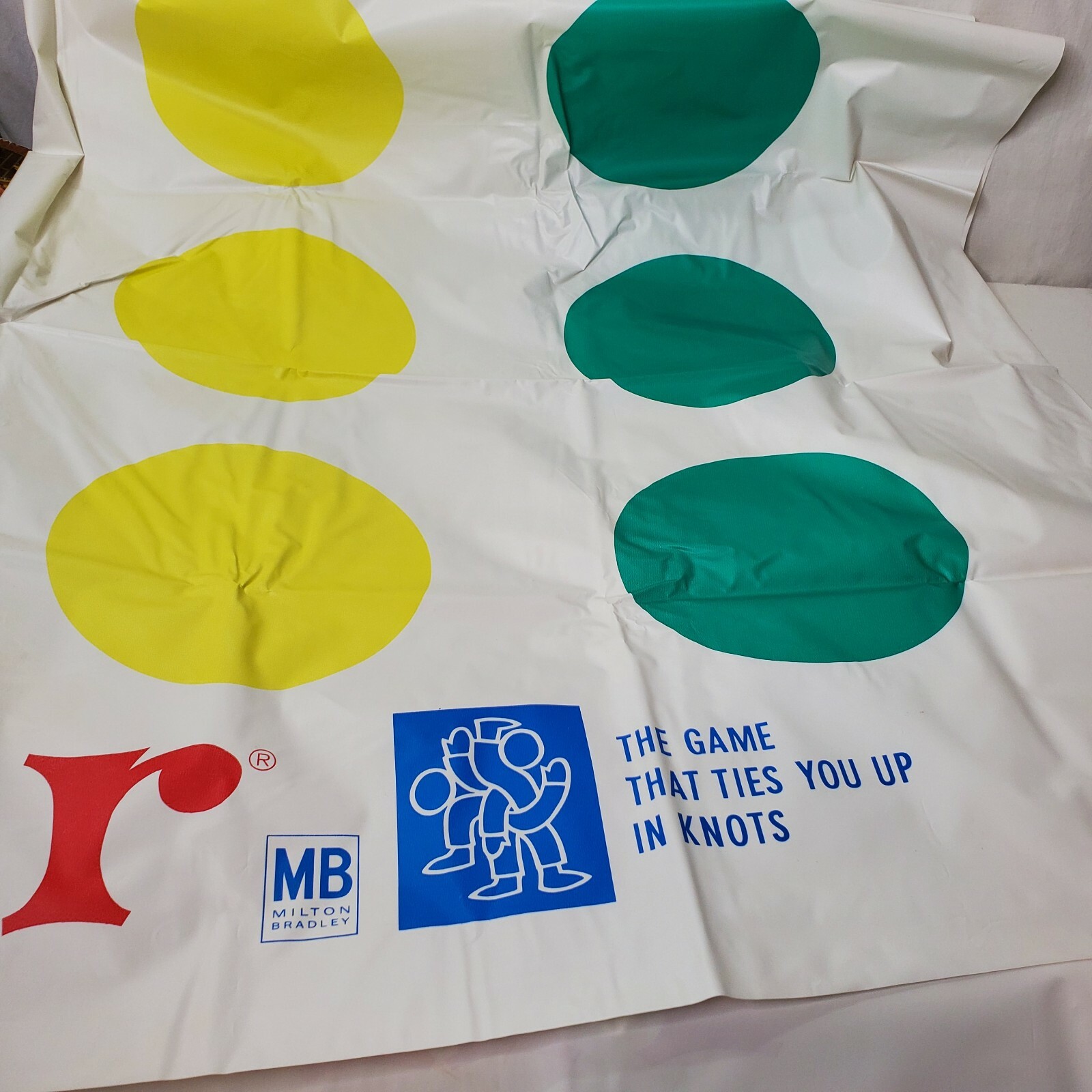 Vintage 1986 Twister Board Game Milton Bradley 80s Party Decor Game Night USA