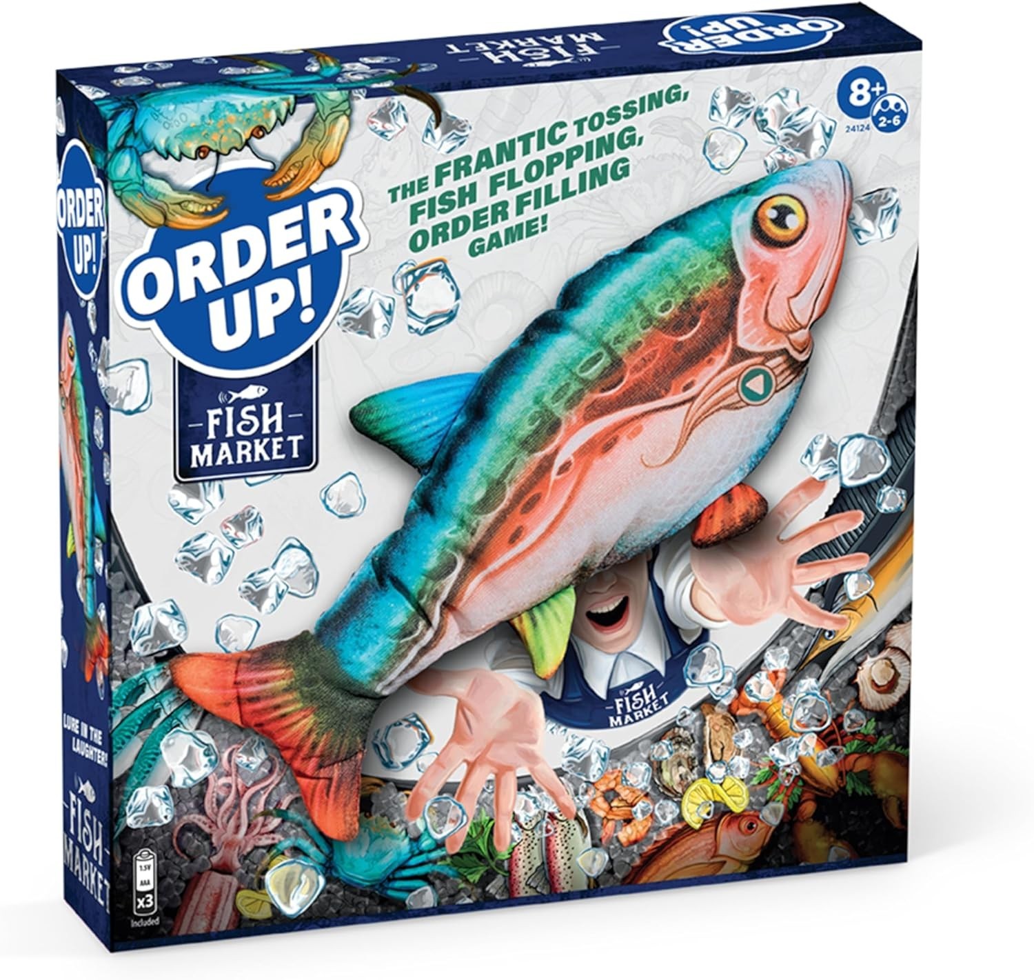 PlayMonster – Order Up! Fish Market – Family Board Game for Kids 8+, FUN, NEW