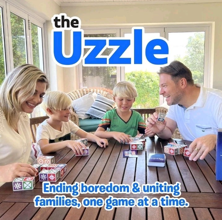 The Uzzle Board Game Block Puzzle Games for Ages 4+ Children & Adults New