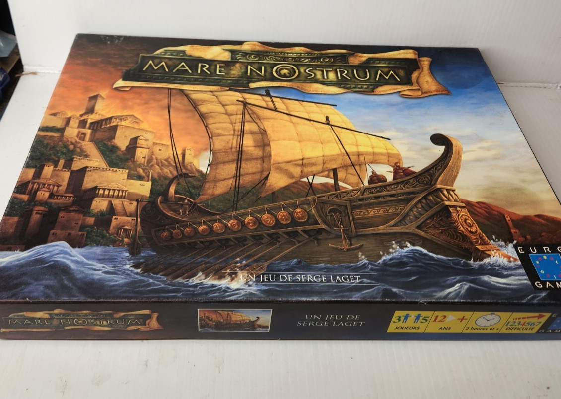 MARE NOSTRUM Board Game by Serge Laget Euro Games 2003 (almost complete) French