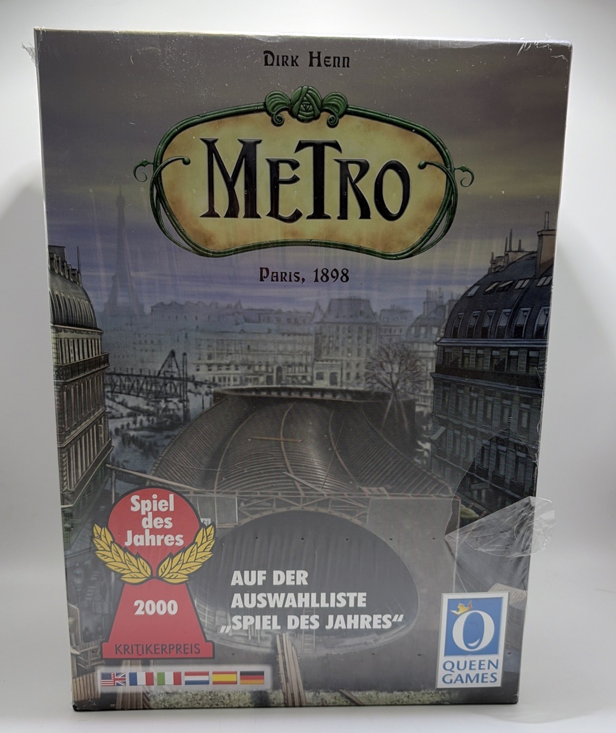 Metro Board Game Dirk Henn Paris 1898 Queen Games Multilingual Edition – Sealed