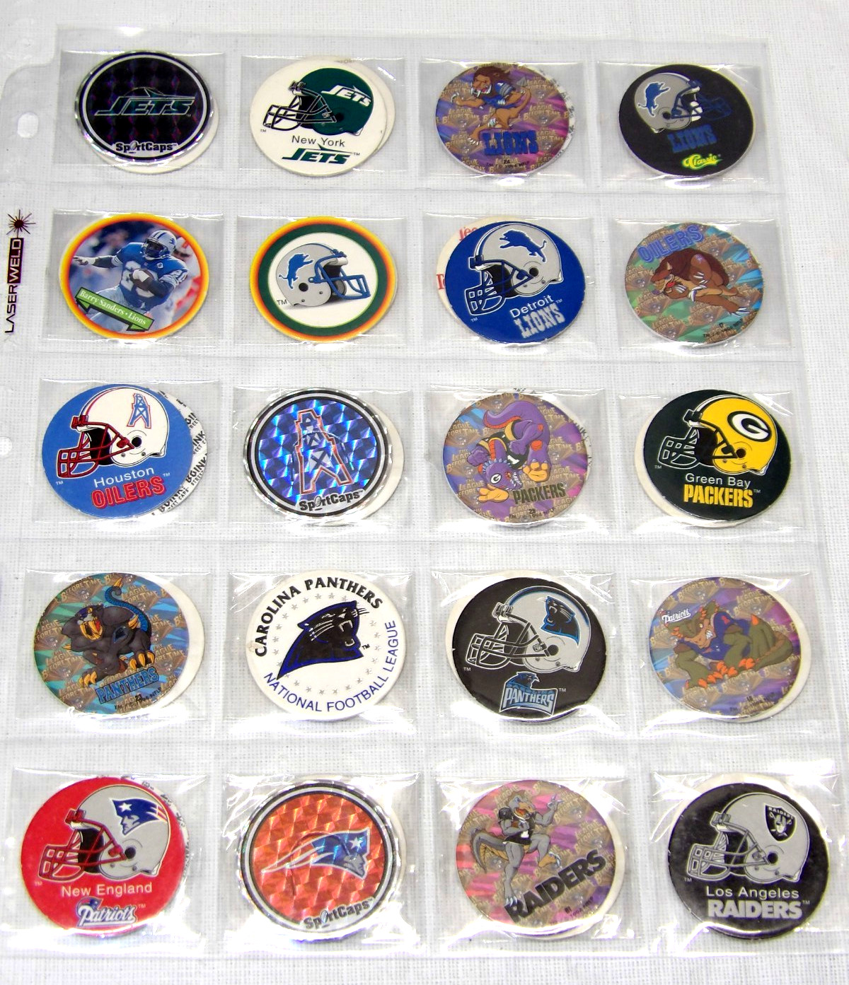Pogs!• Sports Themed!• 280 Wrapped/Sleeved Pogs!• NFL• NBA• MLB• NHL• FIFA•