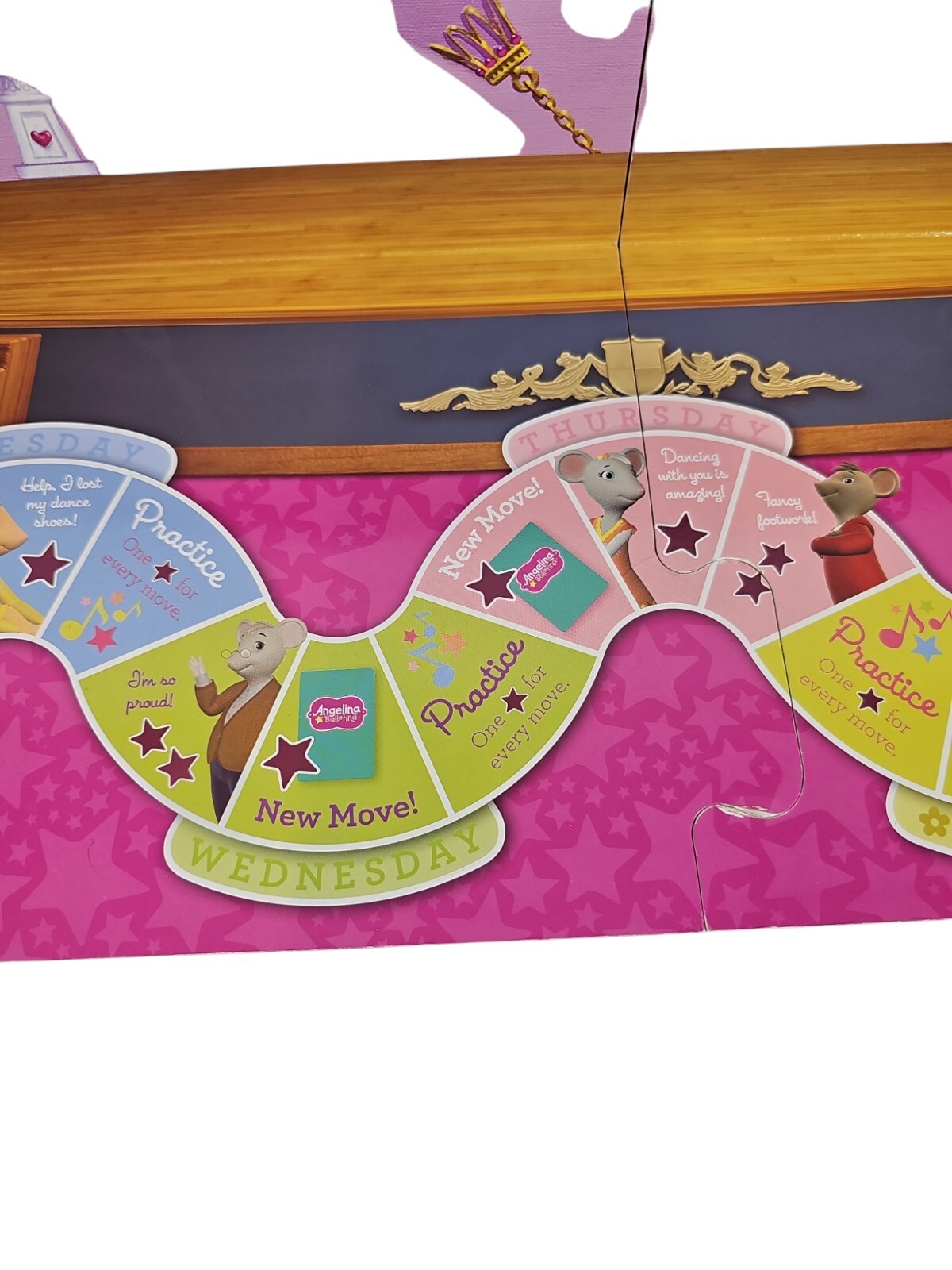 Angelina Ballerina Dance with Me Ballet Game W/ Bonus Cd Age 3+ Practice Routine