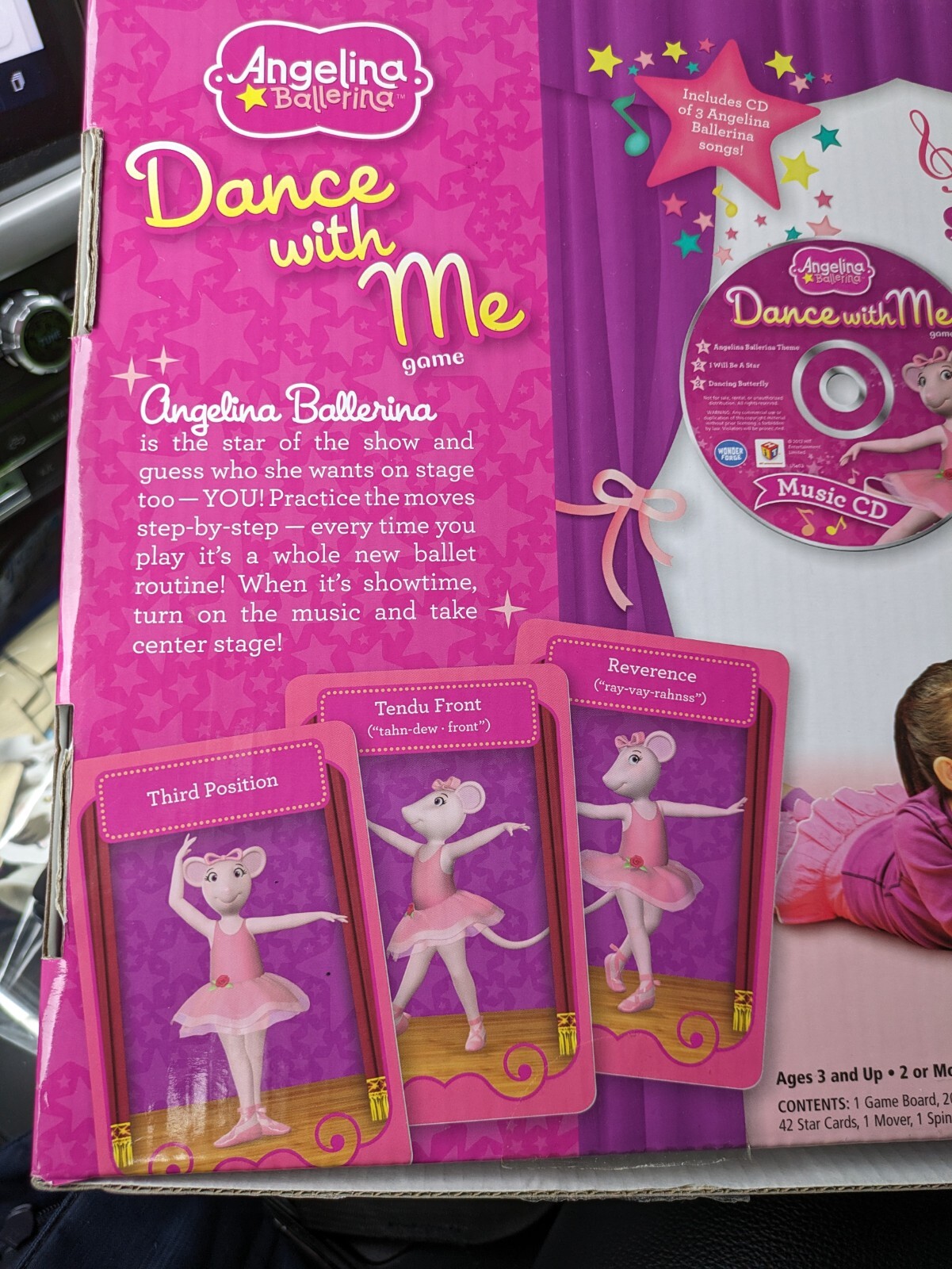 Angelina Ballerina “Dance With Me” Game by I Can Do That Games 2011 Complete