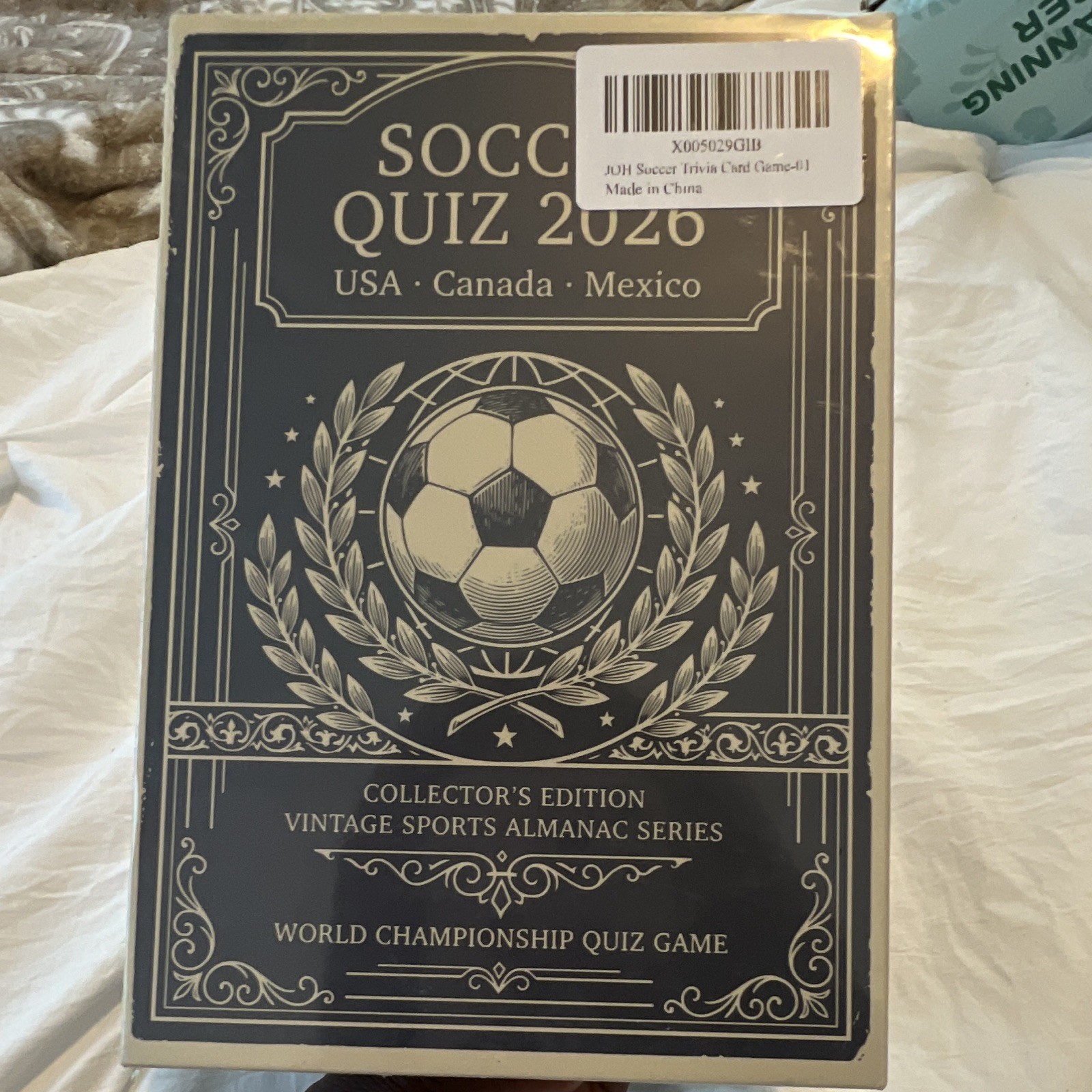 Soccer Quiz 2026 Collector’s Edition Sports Trivia Card Game 14+ 1+ Players