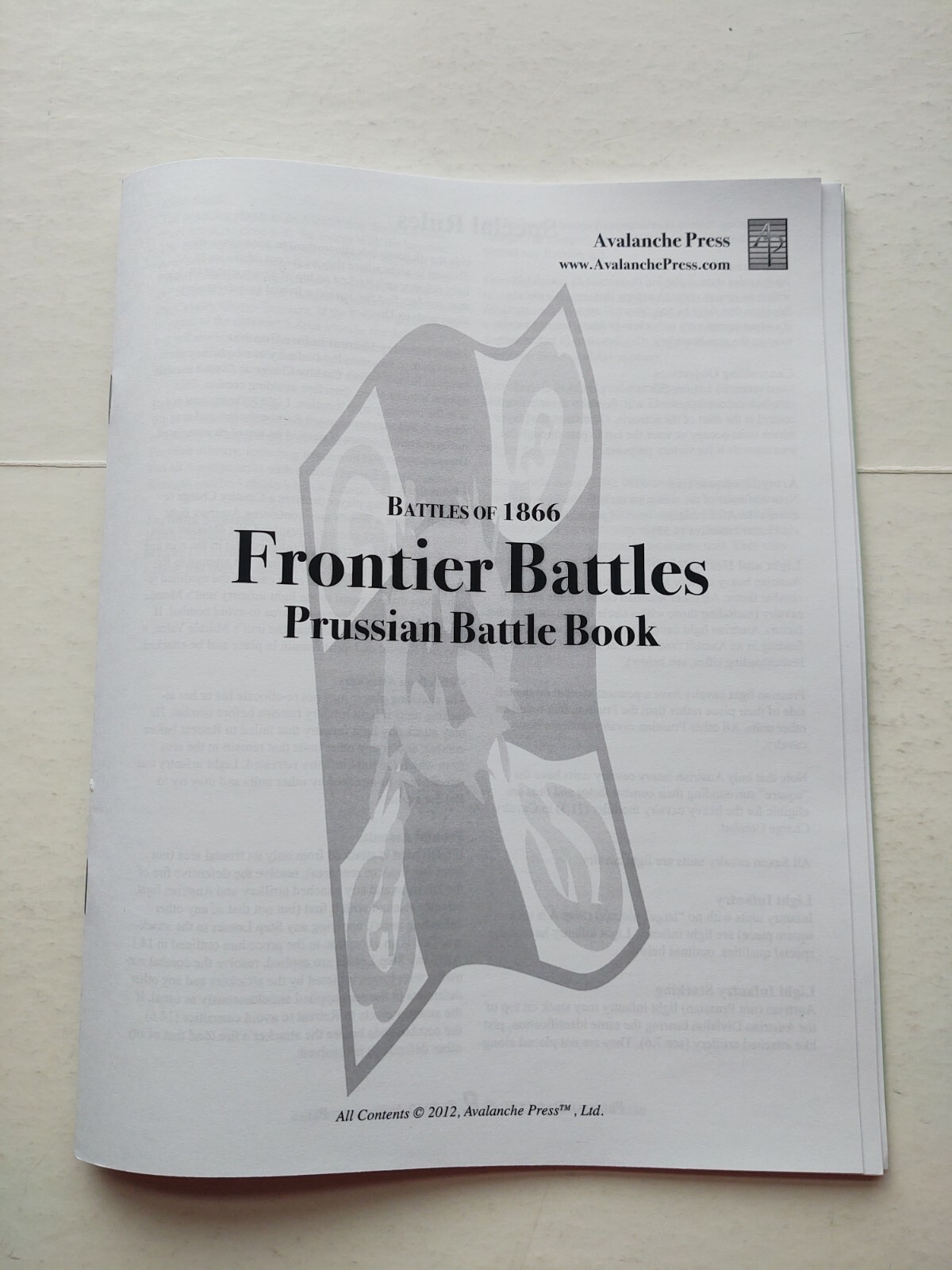 Avalanche Press: Battles of 1866 – Frontier Battles (APL0112)