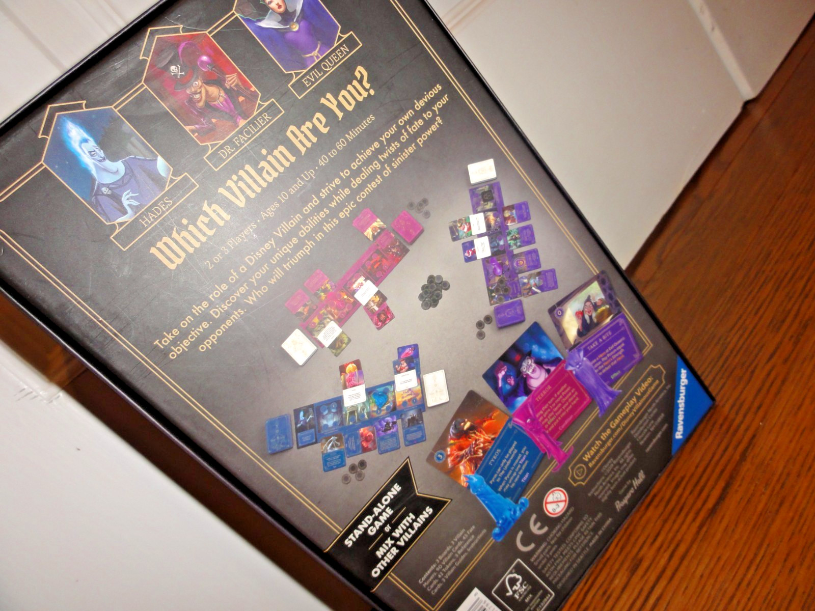 Ravensburger Disney Villainous: Wicked to the Core Board Game – Open Box New