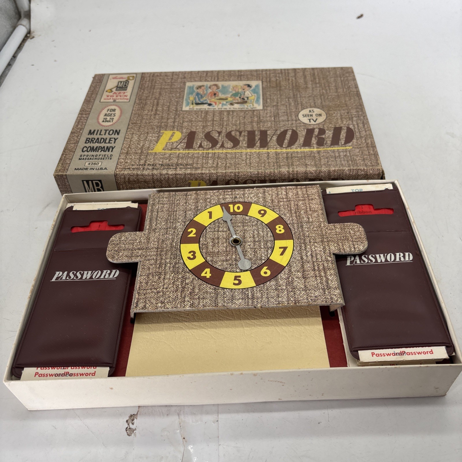 Vintage 1962 Milton Bradley Password Volume Two Board Game 4260 Complete