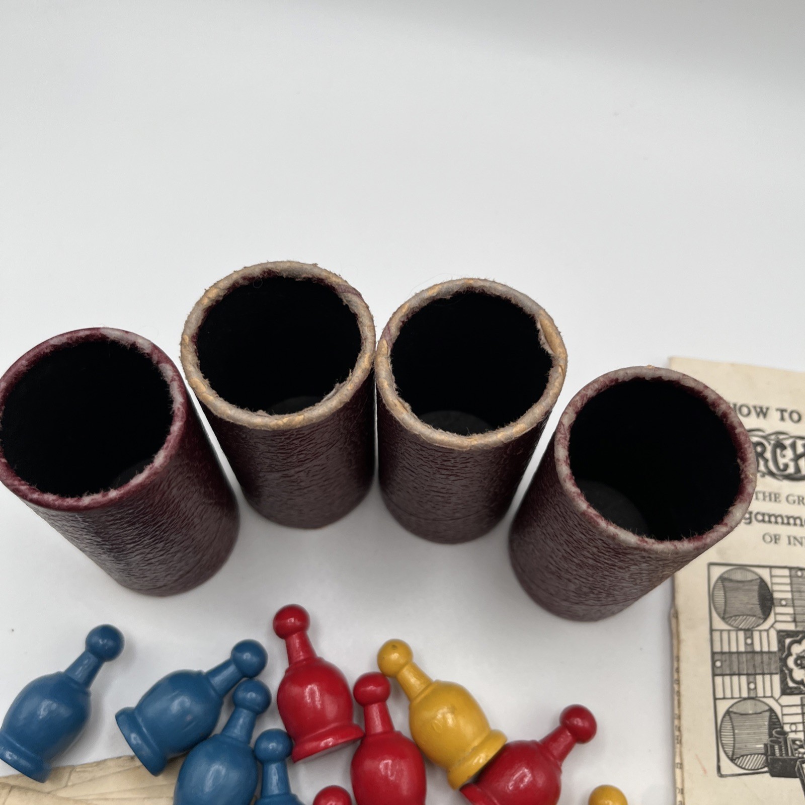 Parcheesi USED circa 1946 Selchow & Richter “No Playing Board”
