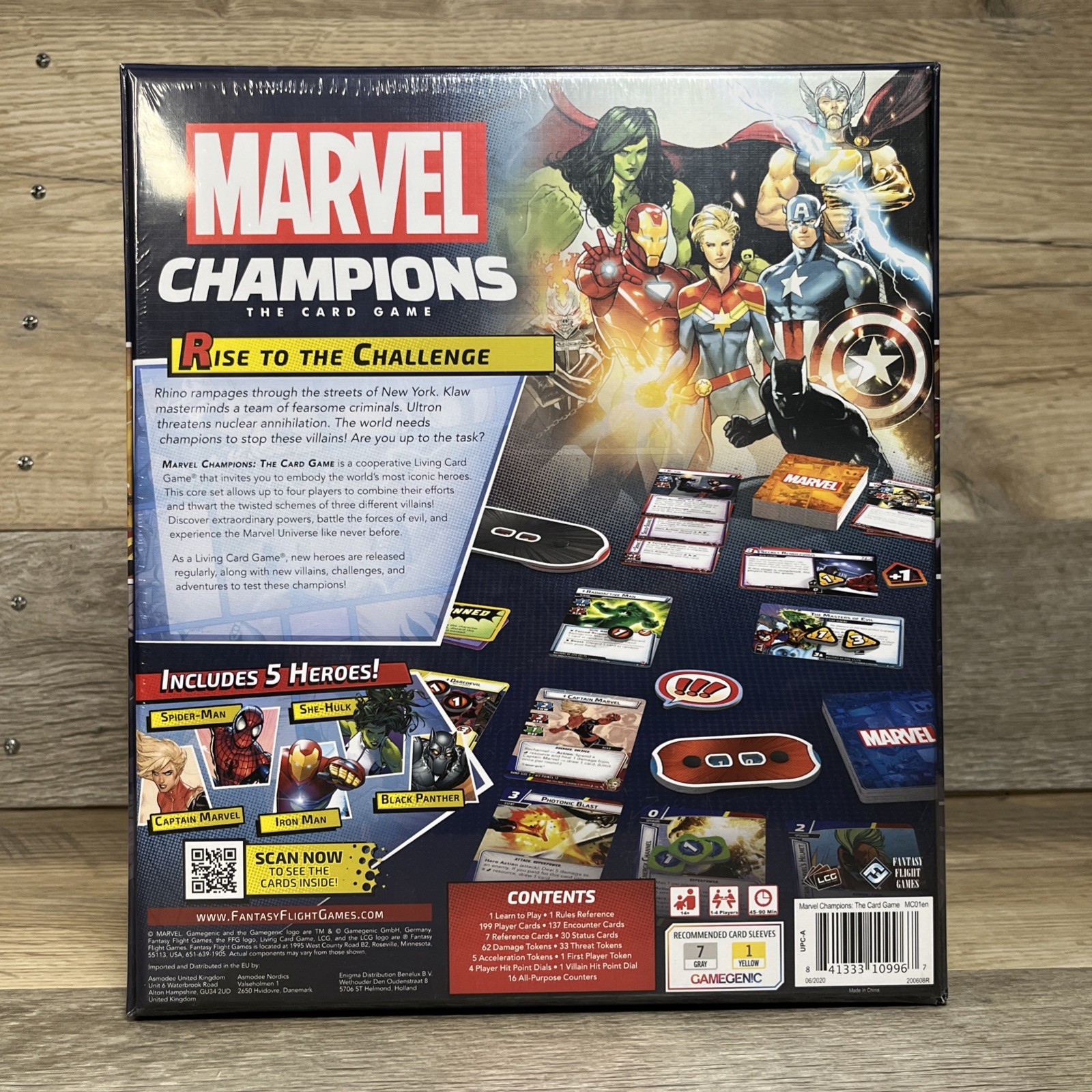 Marvel Champions The Card Game Core Set LCG Fantasy Flight Cooperative SEALED