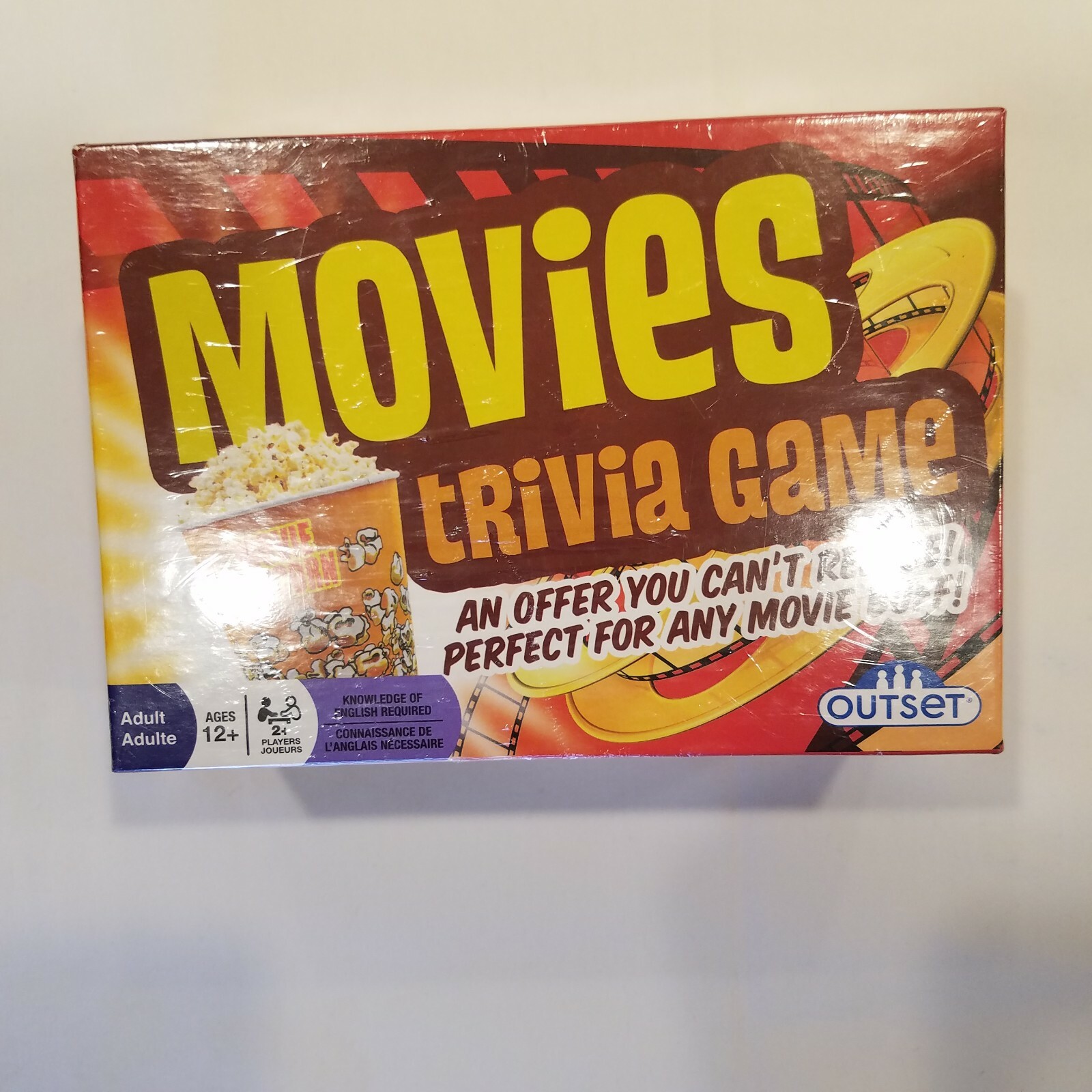 BRAND NEW Movies Trivia Game Outset 2018 SEALED, Free S&H.