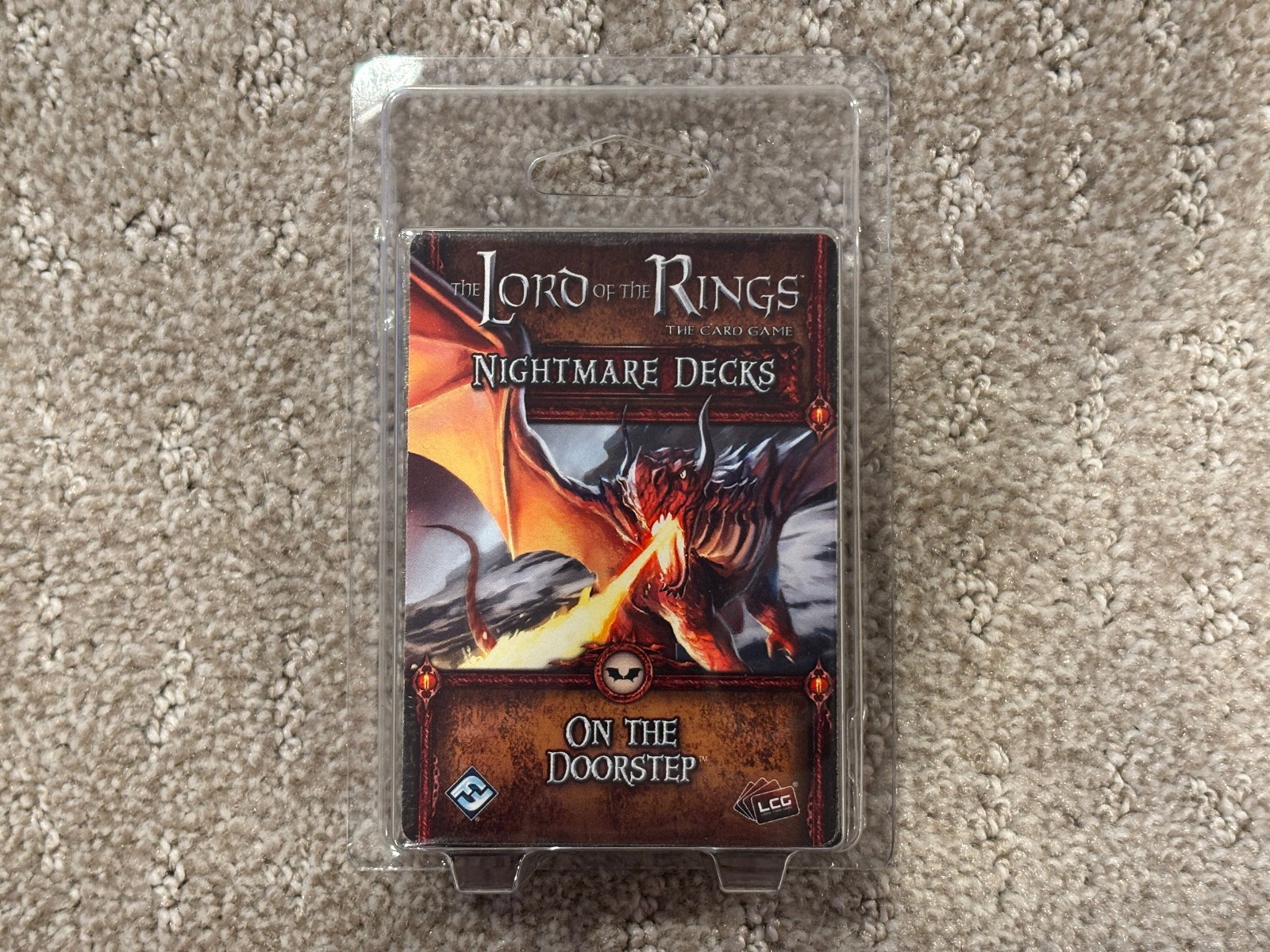 The Lord of the Rings LCG – Nightmare Deck – On The Doorstep – FFG – NEW