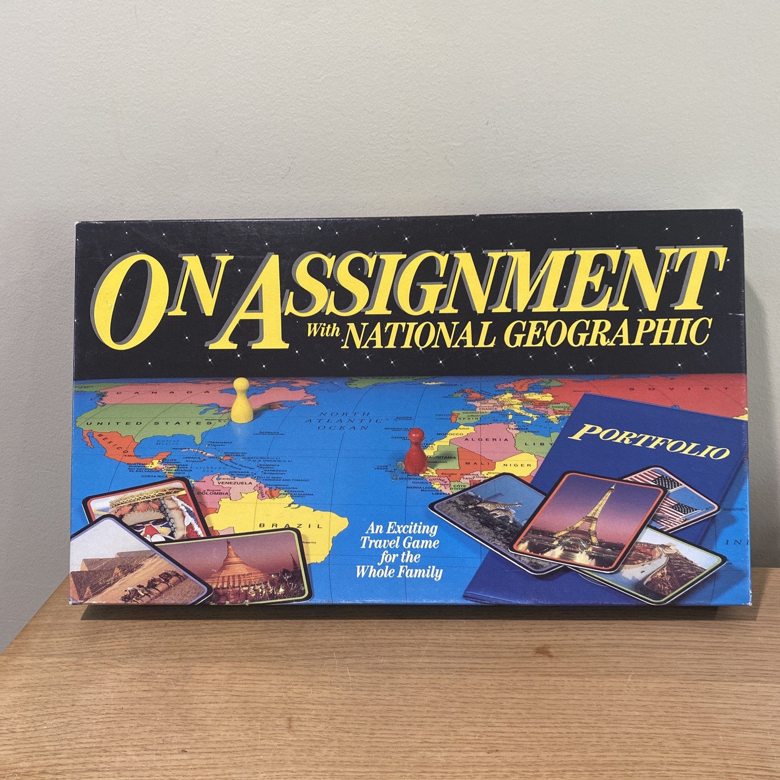 Vtg 1990 On Assignment With National Geographic Travel Board FamilyGame Complete