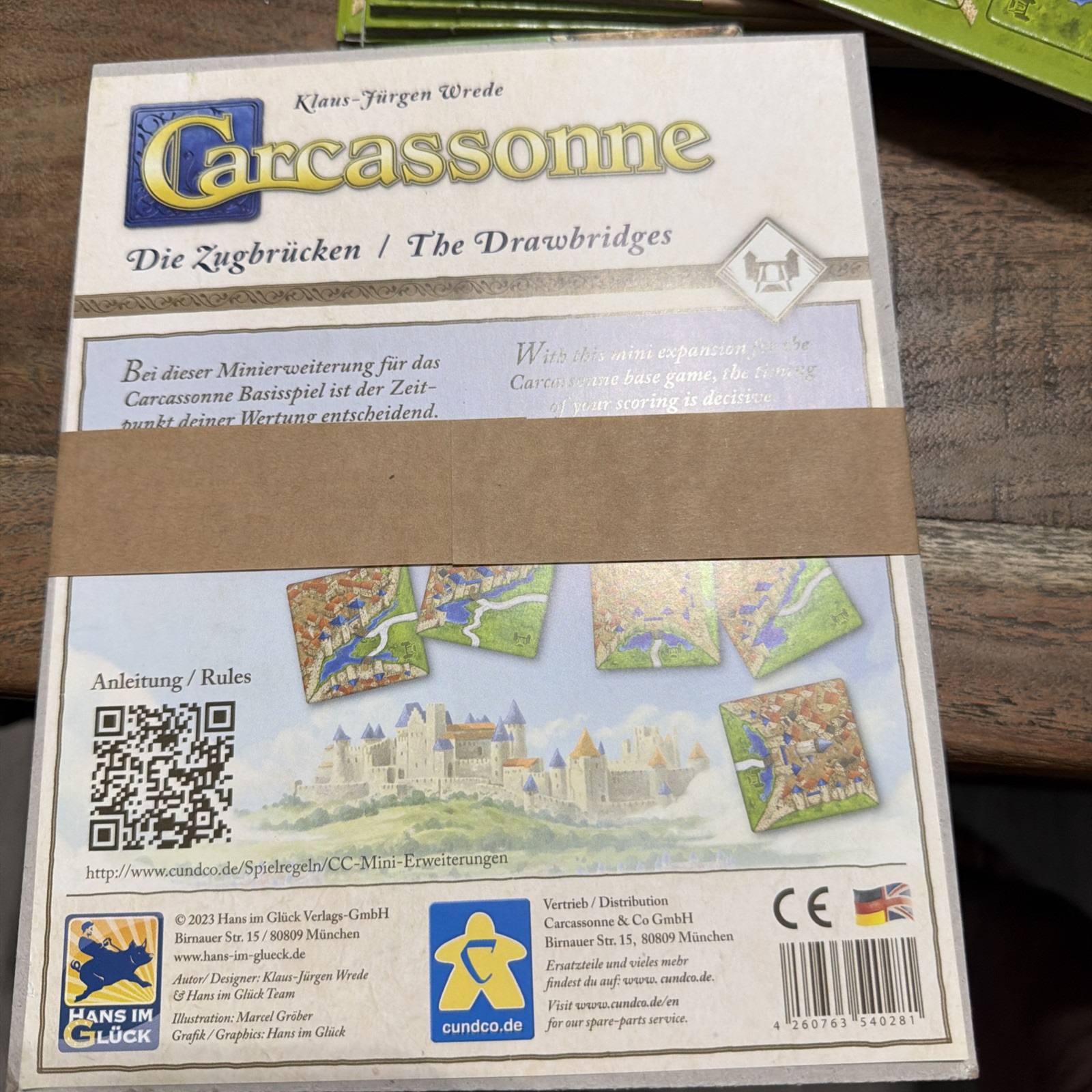 Carcassonne – Drawbridges | Mini Expansion | New | English Rules