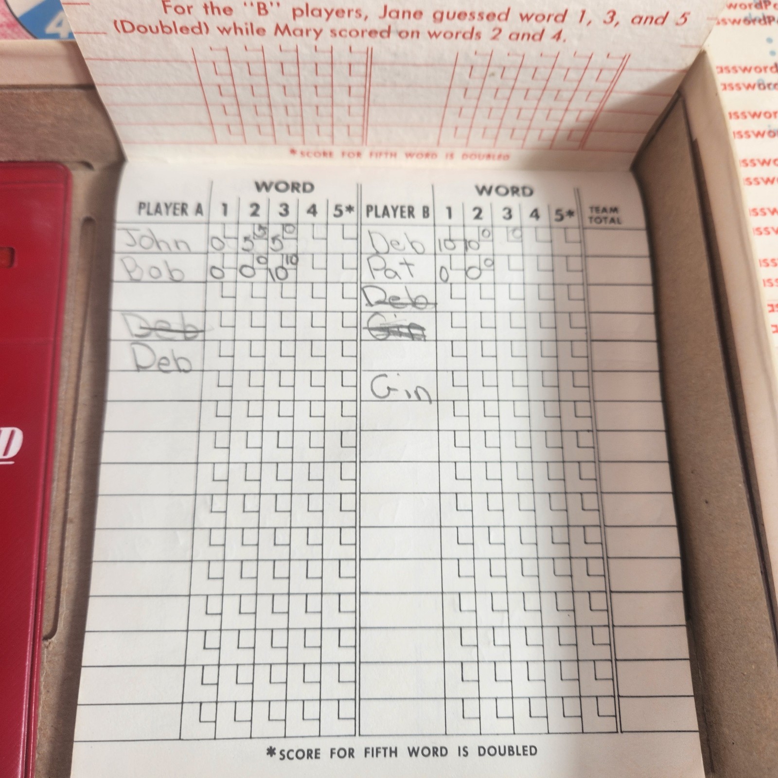 Password Vol. 3 Vintage 1963 Board Game 4260 MB Original Box Complete