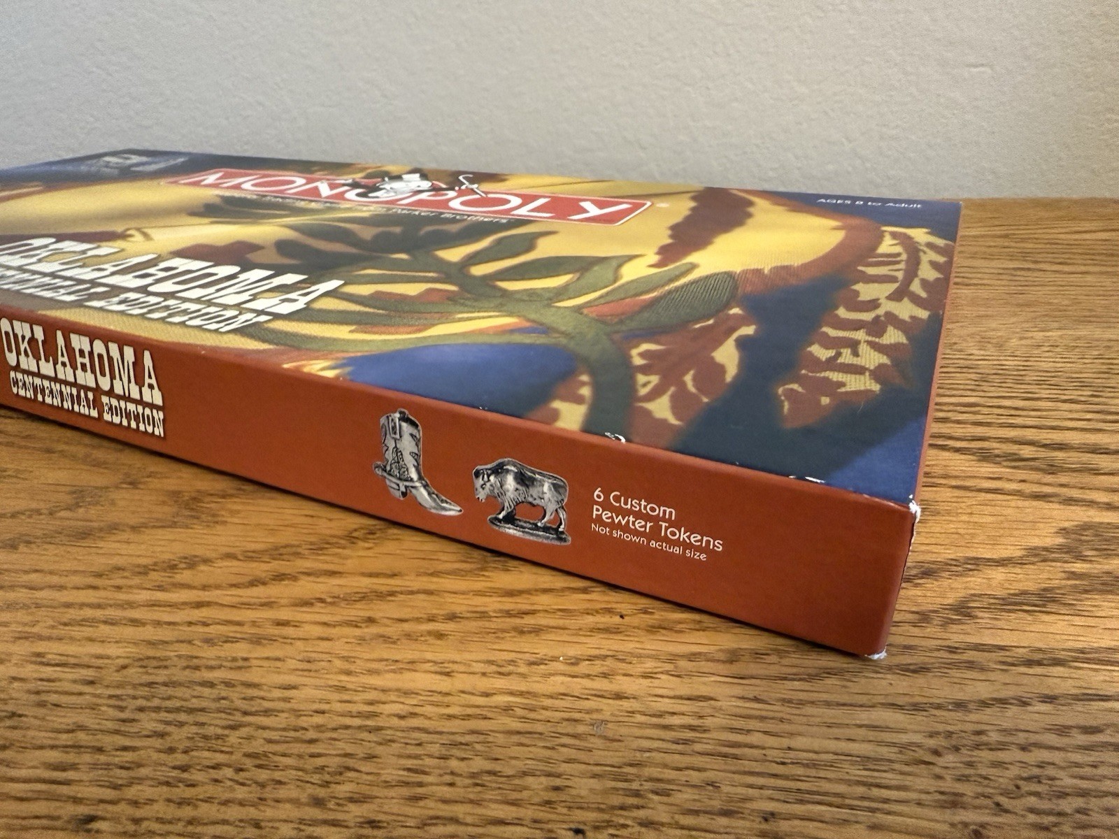Parker Bros. Monopoly Oklahoma Centennial Edition Board Game 2 to 6 Players-EUC