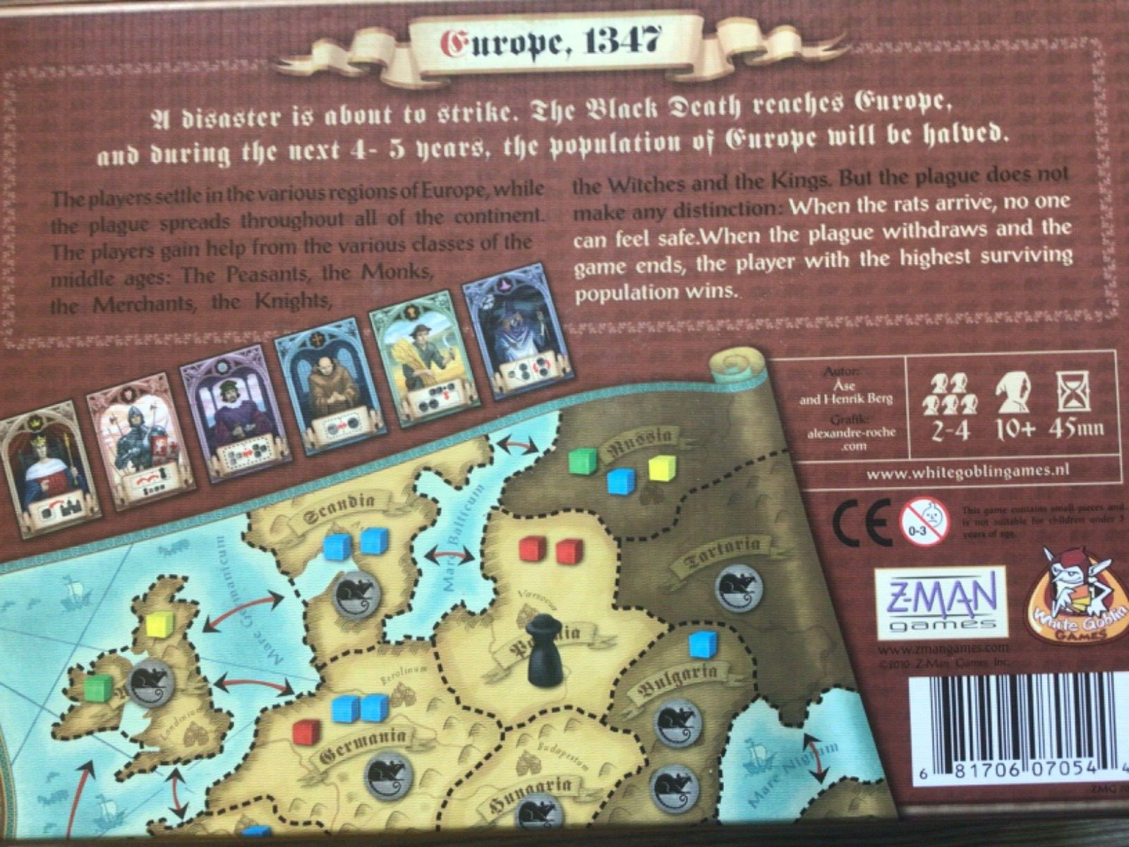 RATTUS Board Game with Pied Piper Expansion & Spiel 2010 & 2011 & Joker Promo
