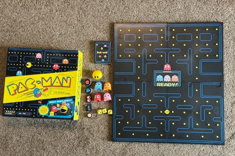 Pac-Man The Board Game Complete – Tested – Classic With Authentic Arcade Sounds!