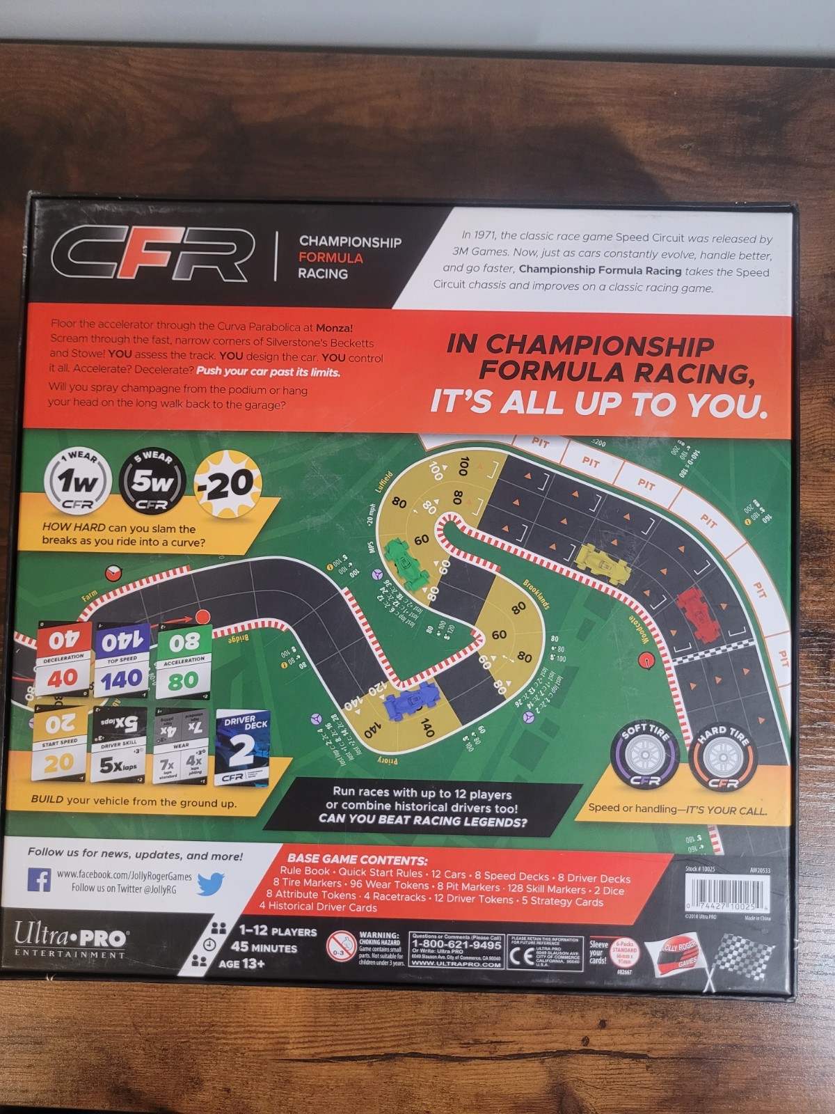 Jolly Roger Games Championship Formula Racing Board Game (10025)