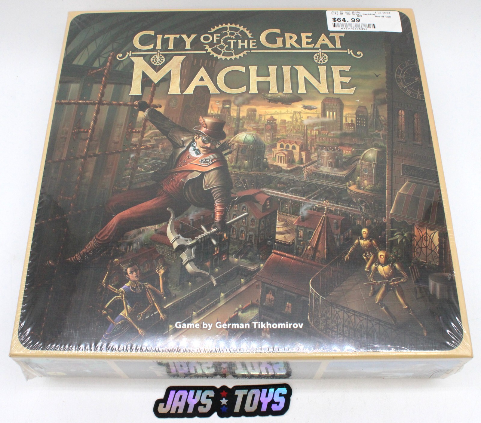 City of the Great Machine CrowD Games Board Game Factory Sealed