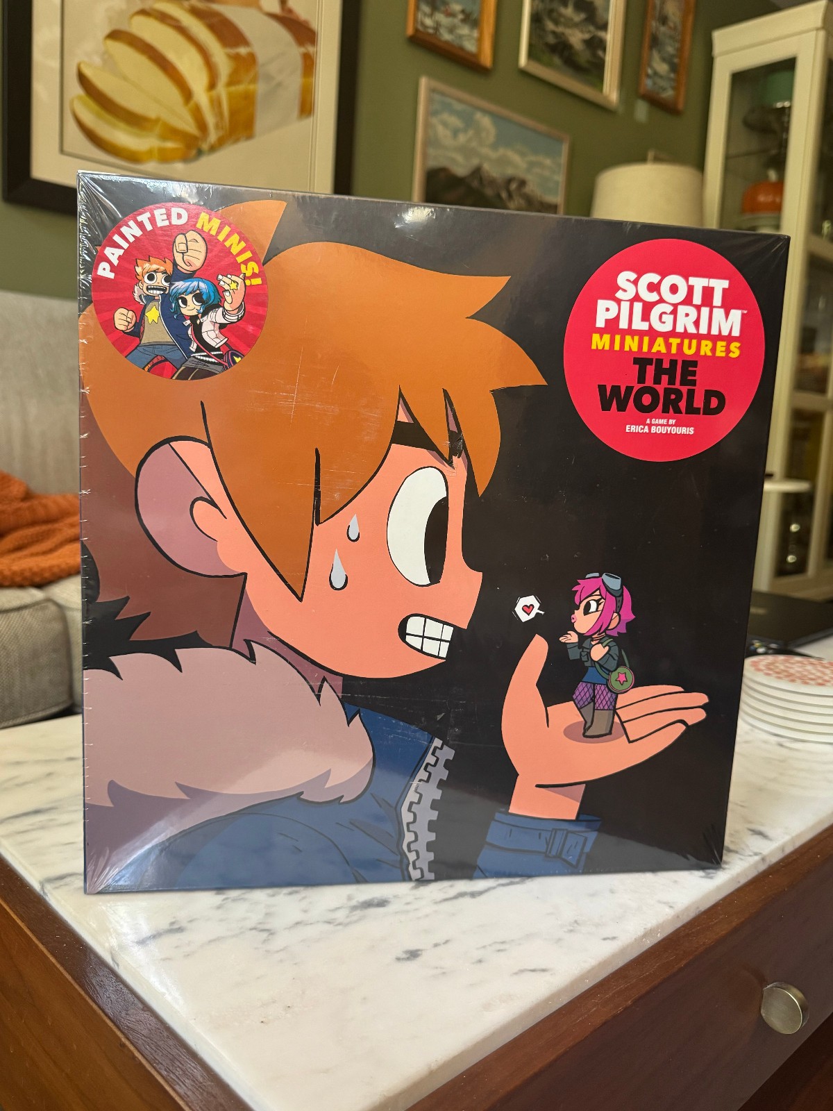 SET Renegade Game Studios Scott Pilgrim Miniatures Board Game Painted Minis
