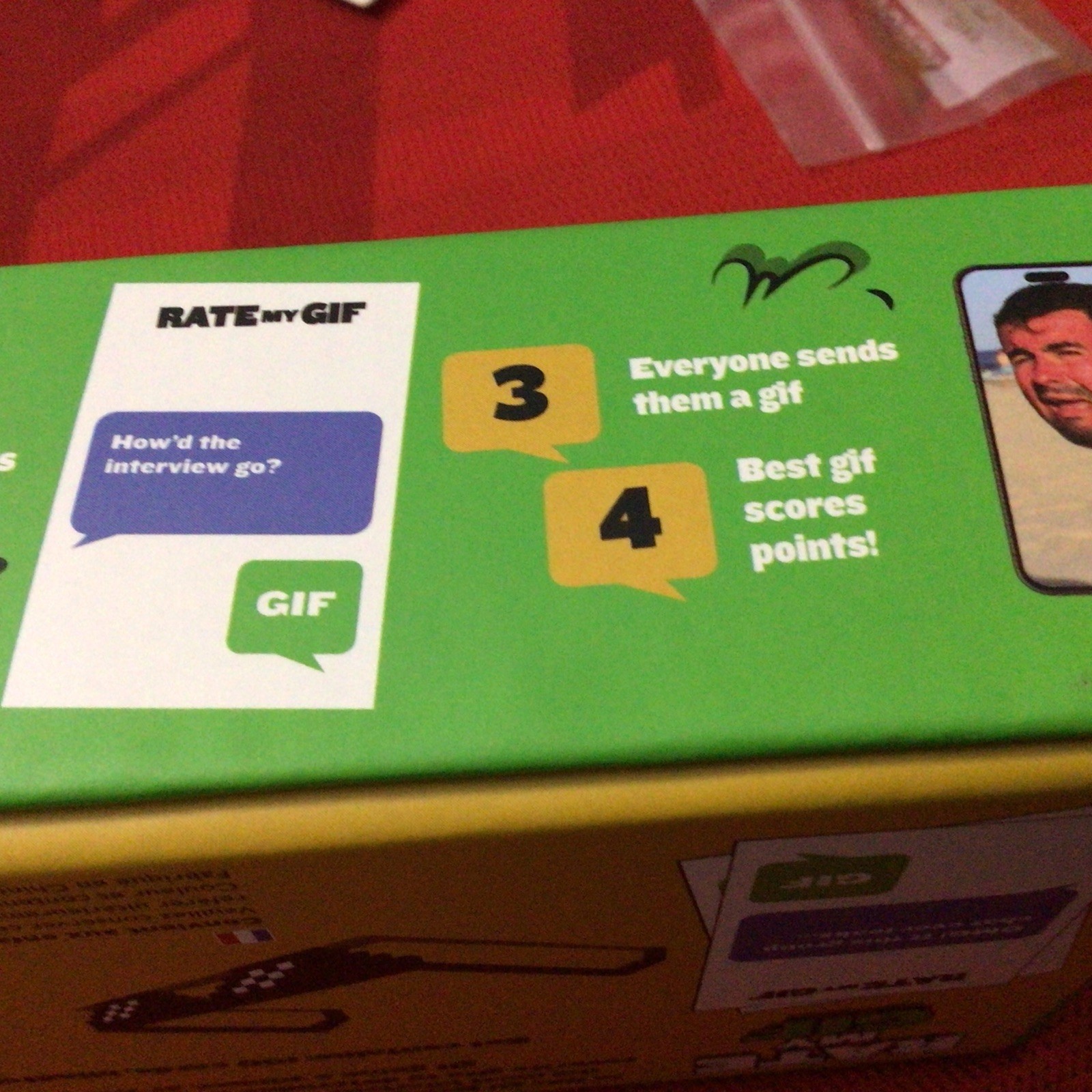 RATE MY GIF PARTY GAME – New, open BOX, 16+, 4-10 players