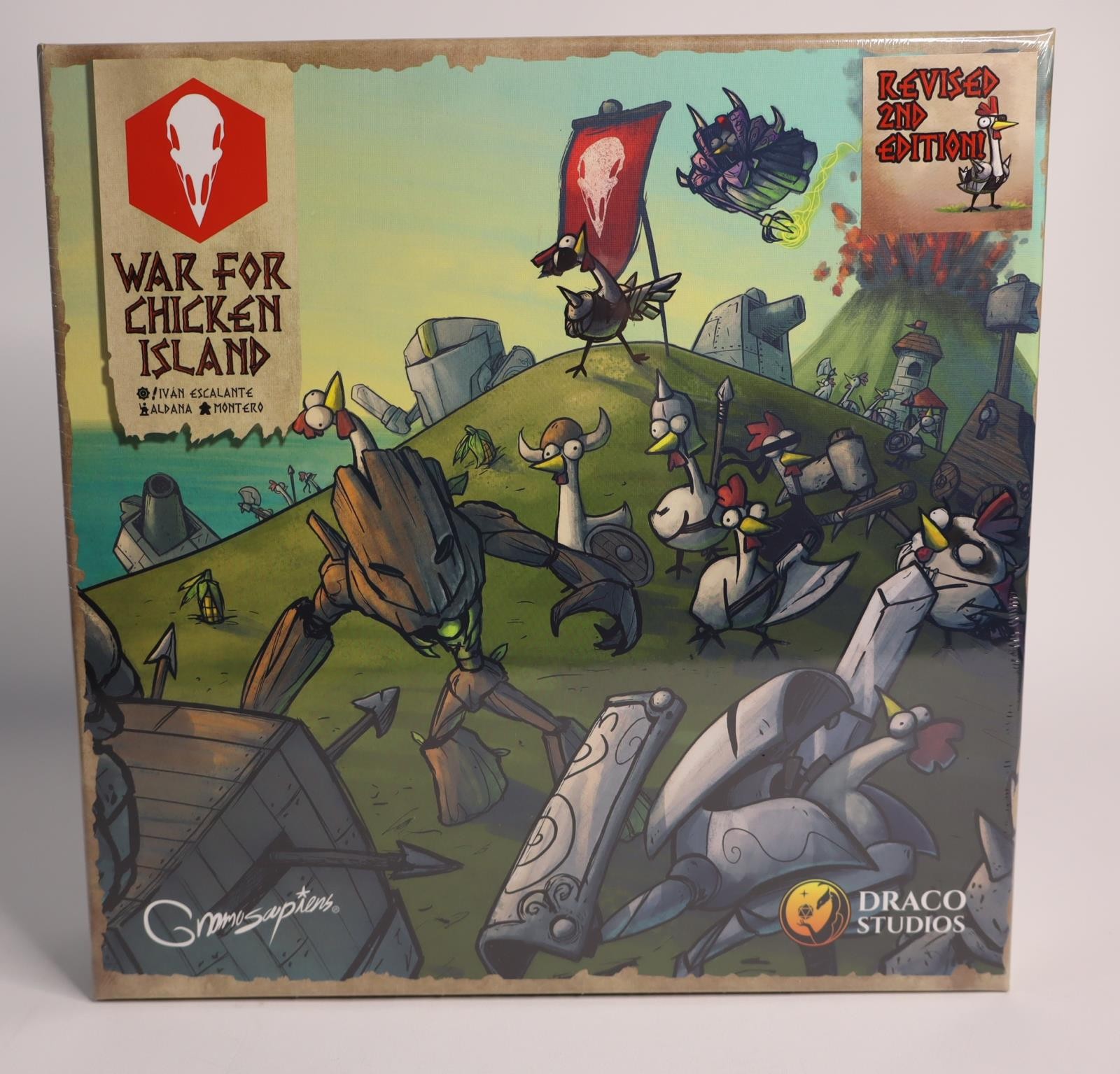 War for Chicken Island 2nd Ed Kickstarter by Draco Games SEALED