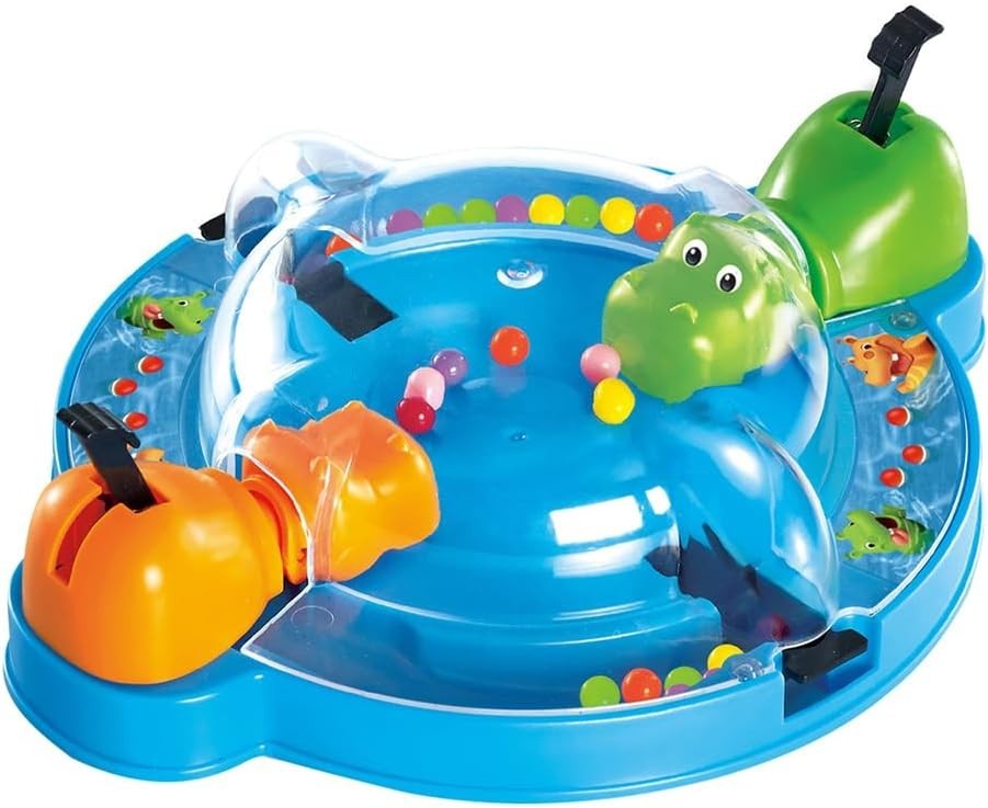 Interactive Hippos Board Game: Develop Quick Reflexes for Ages 3+ (Medium Size)
