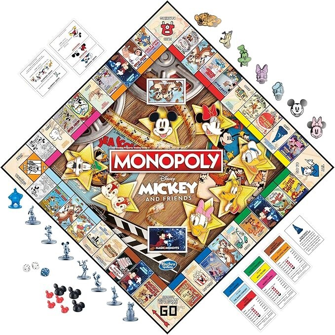 NEW Hasbro Gaming – Monopoly: Disney Mickey and Friends Edition New Board Game