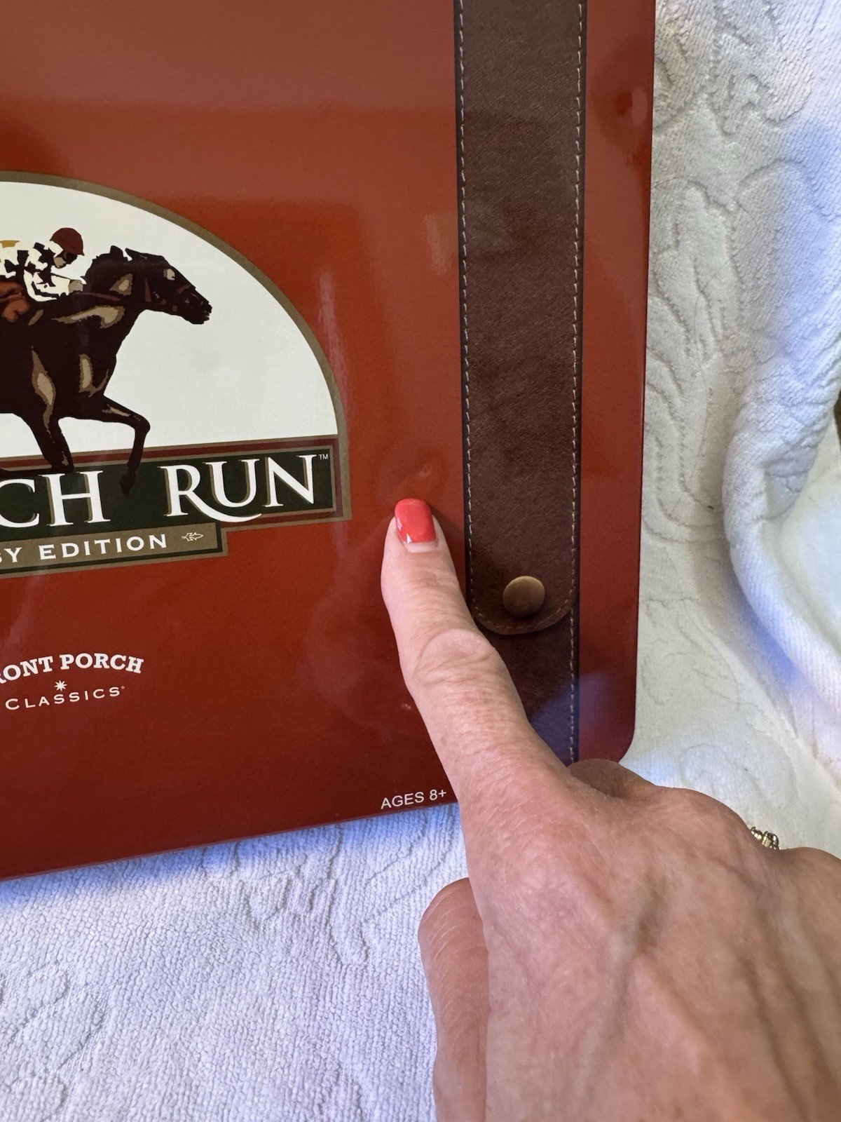 OLD CENTURY STRETCH RUN HORSE RACING GAME FRONT PORCH CLASSICS, INC. AGES 8+