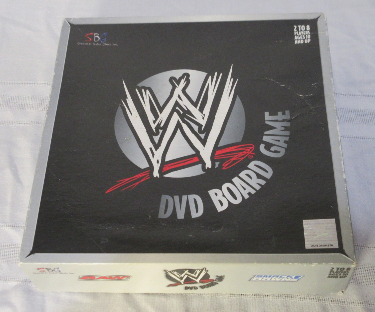 Rare 2005 World Wrestling Entertainment WWE Smack Down VS Raw DVD Board Game