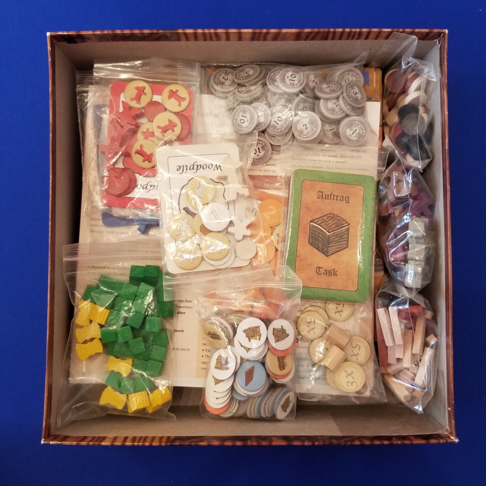 Lignum Board Game English/German 1st Ed. 2015 Complete Mucke Spiele Wood Themed