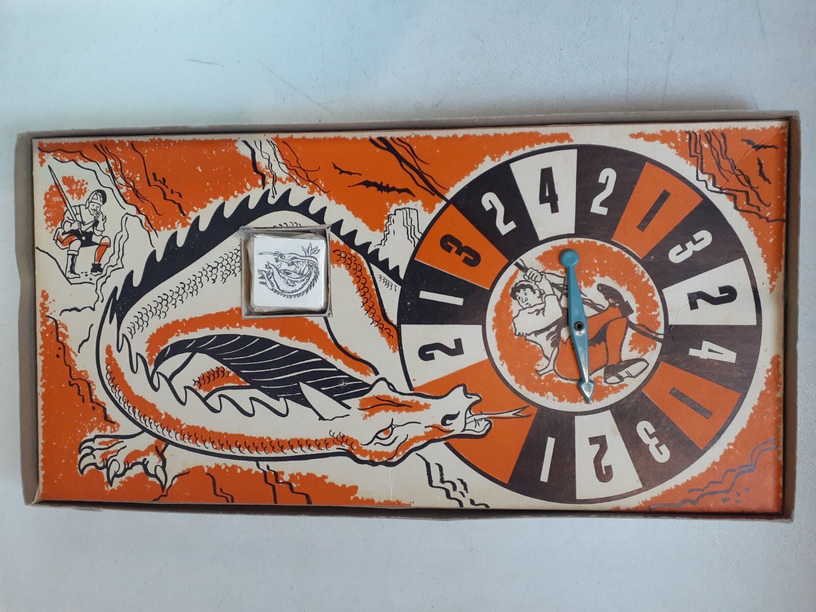 The Singing Bone Dragon Board Game Hassenfeld Hasbro Vintage 1962 Fantasy 125