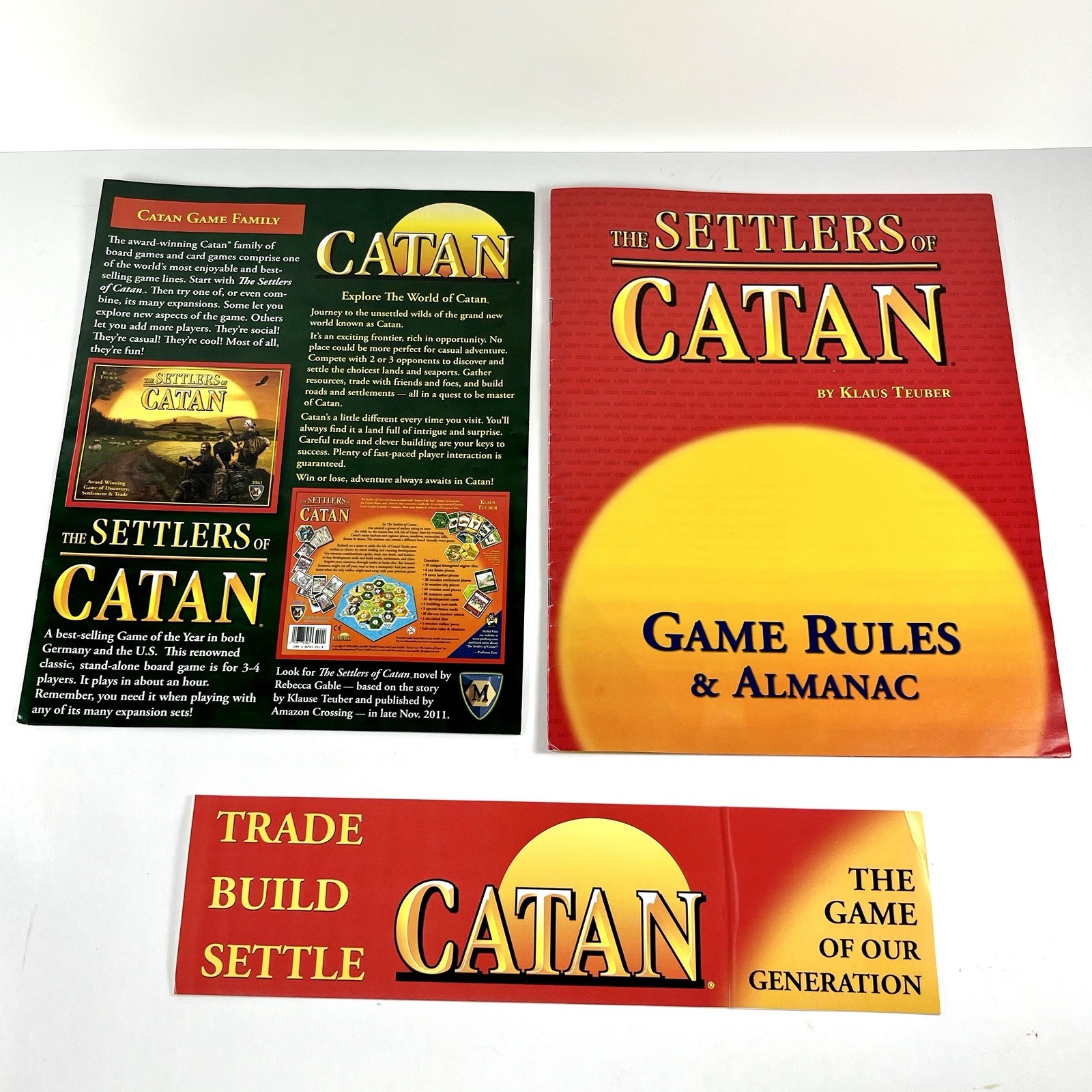 The Settlers of Catan 3061 Boardgame Klaus Teuber Mayfair Games 2007-Compete